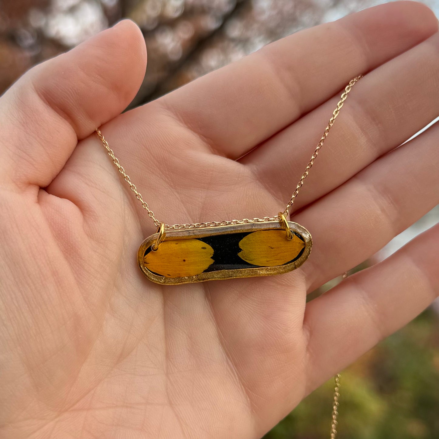 Black Eyed Susan Necklace