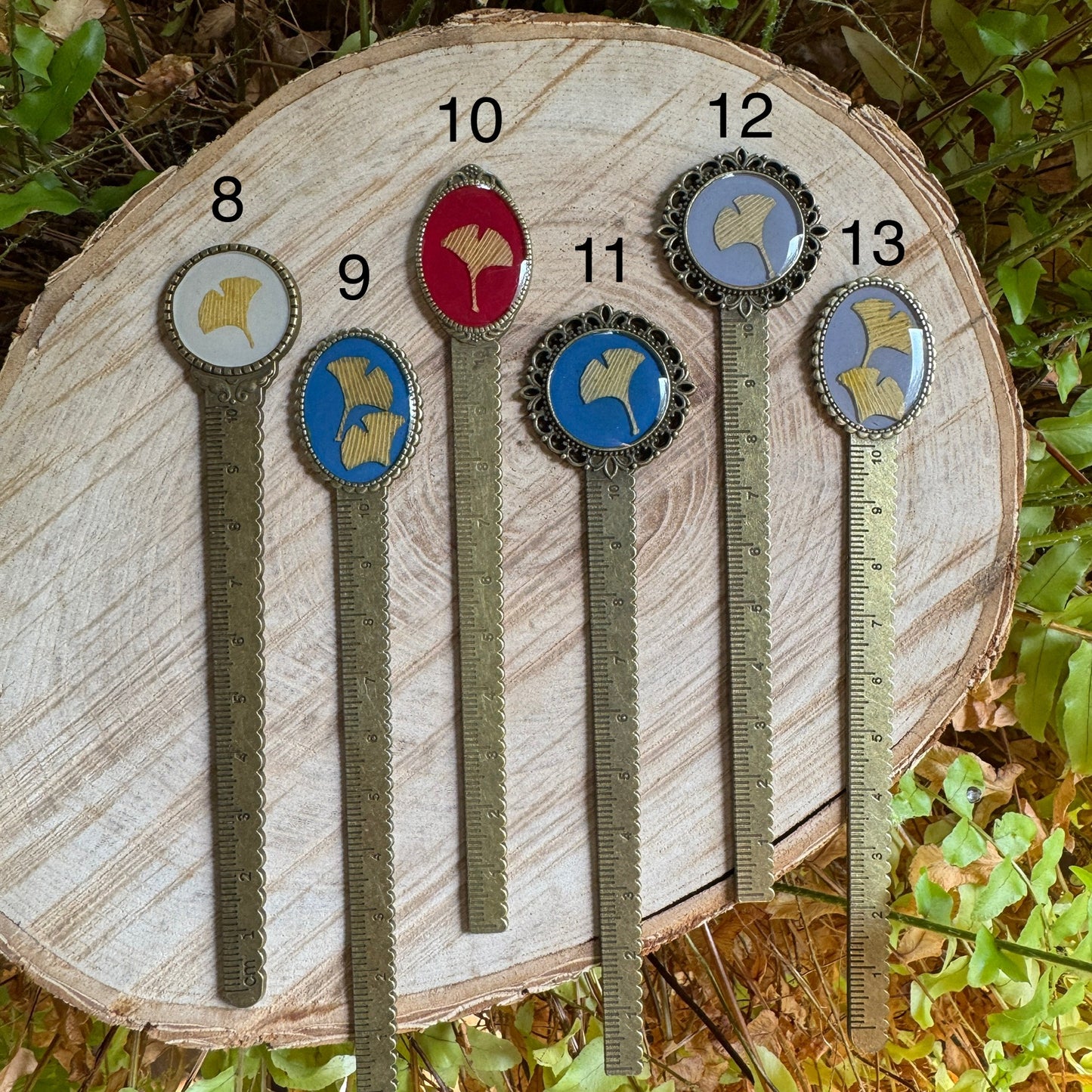 Ginkgo Leaf Bookmark | Nature-Inspired Metal Page Holder