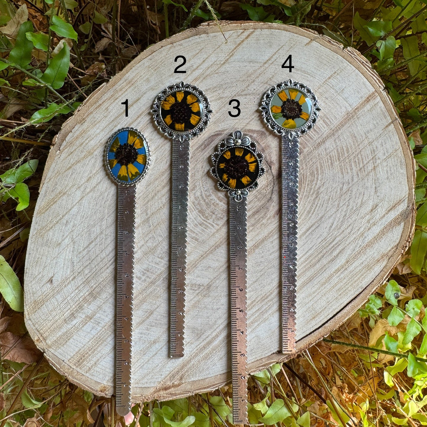Black Eyed Susan Bookmark | Real Wildflower Resin Bookmark