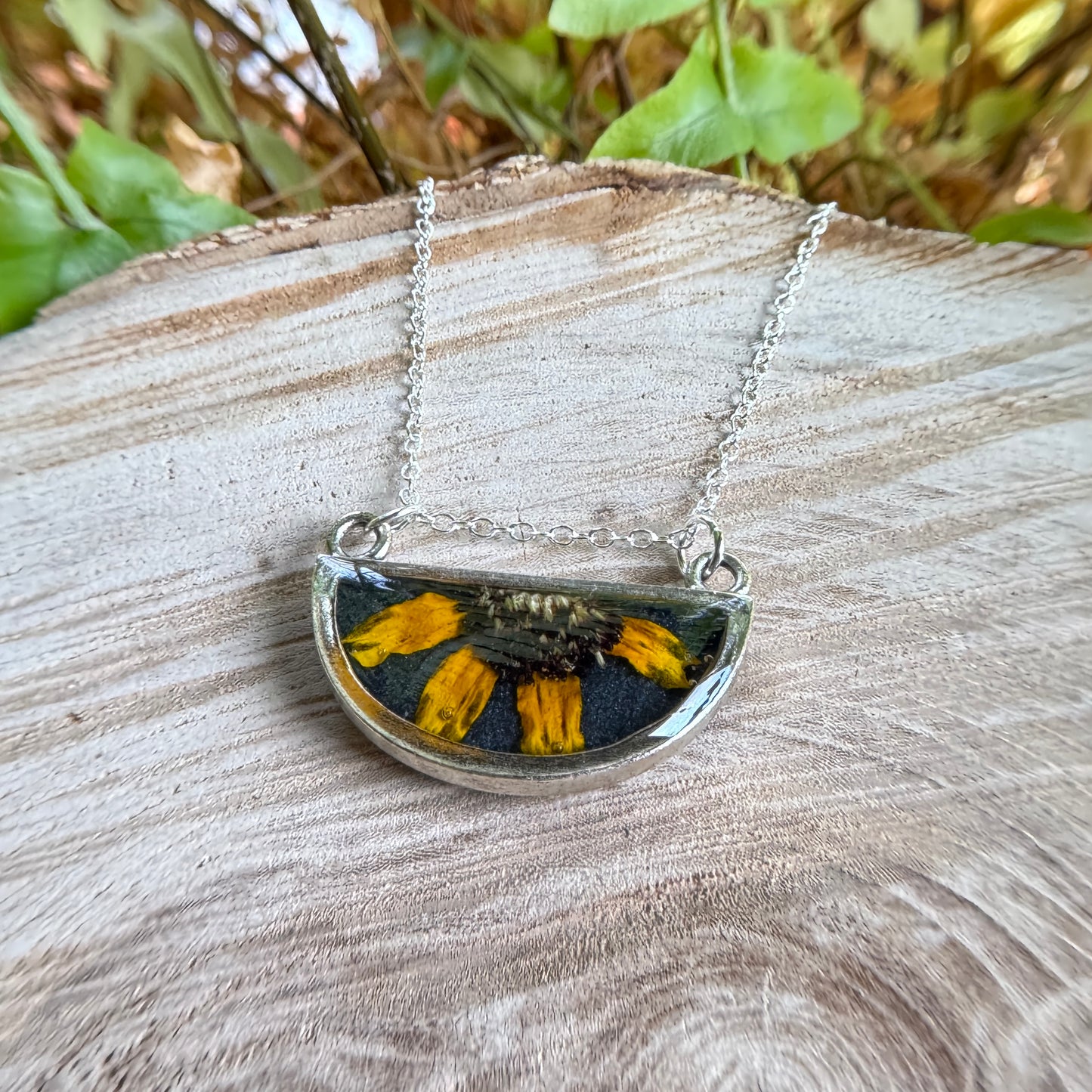 Black Eyed Susan Necklace