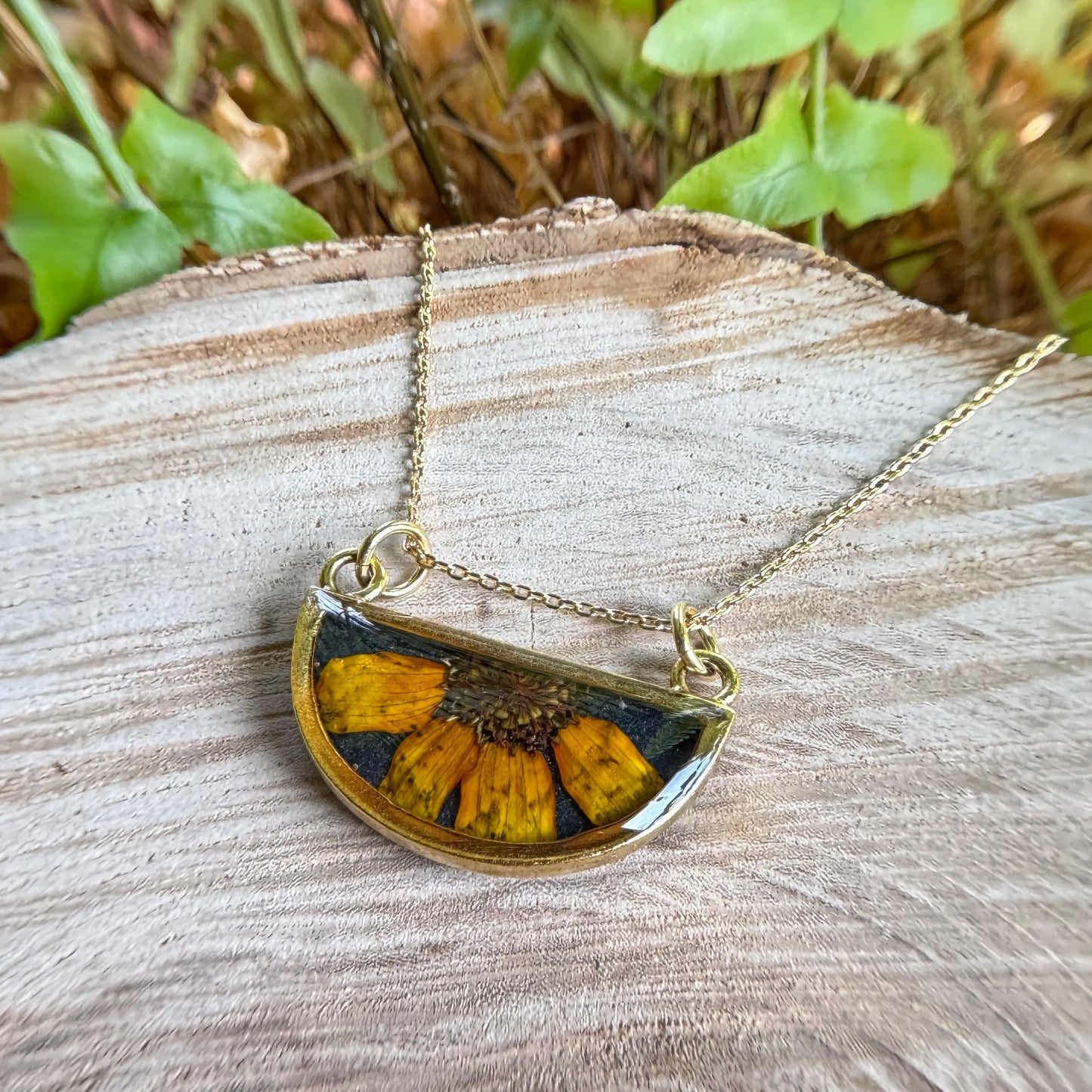 Black Eyed Susan Necklace