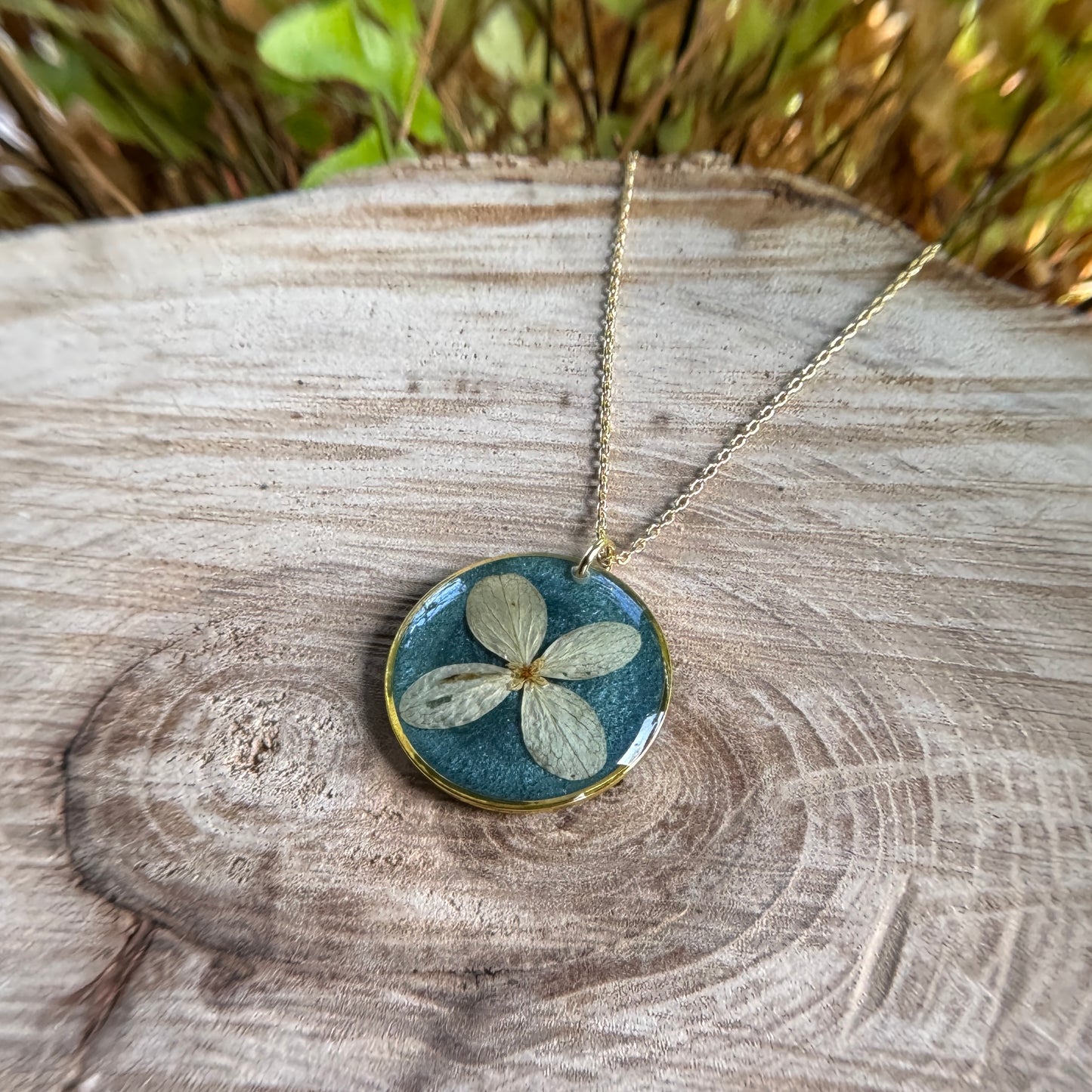 Hydrangea Necklace