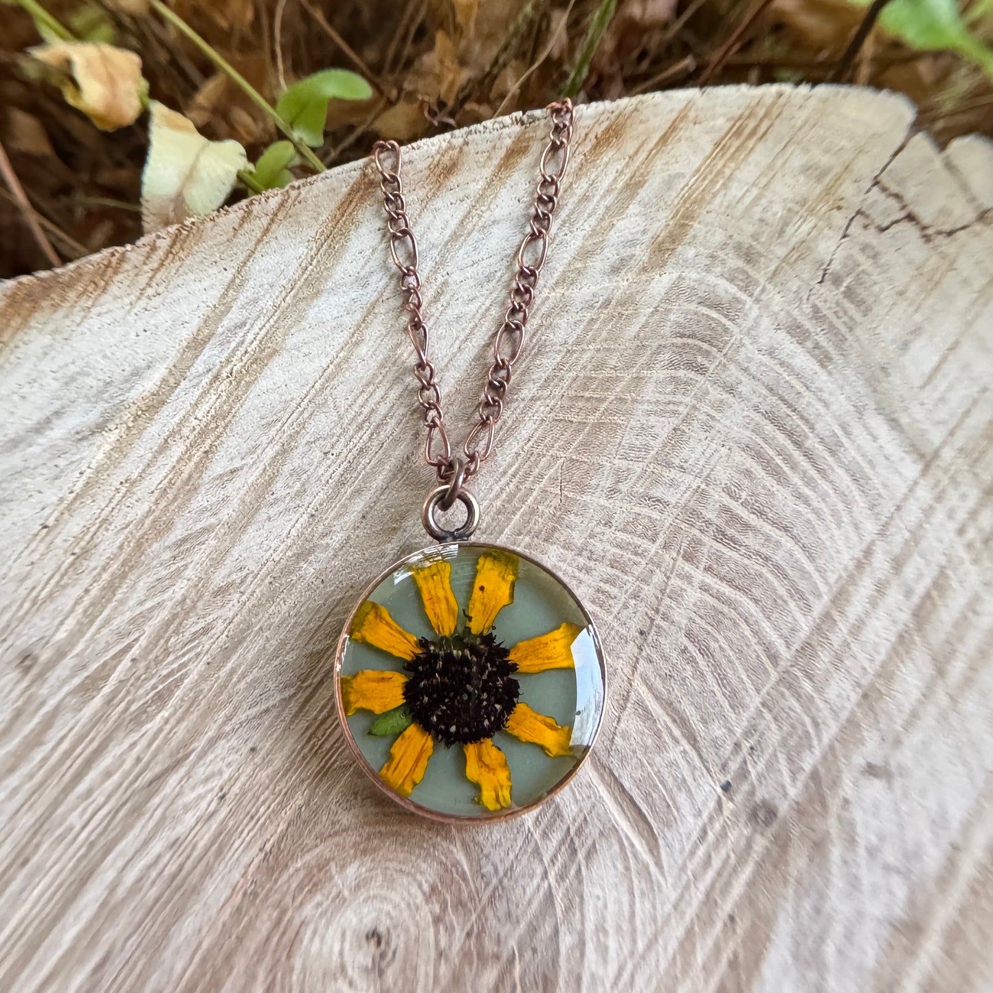 Black Eyed Susan Necklace