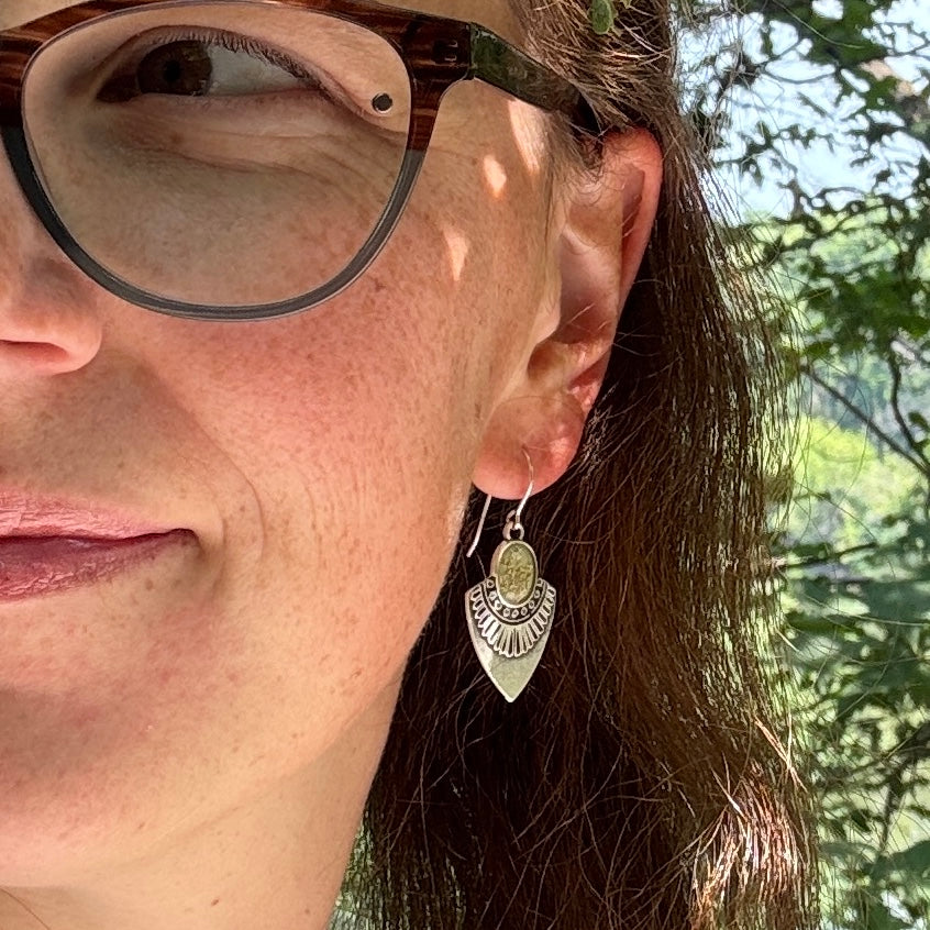 Queen Anne’s Lace Earrings | Real Flower Jewelry in Resin
