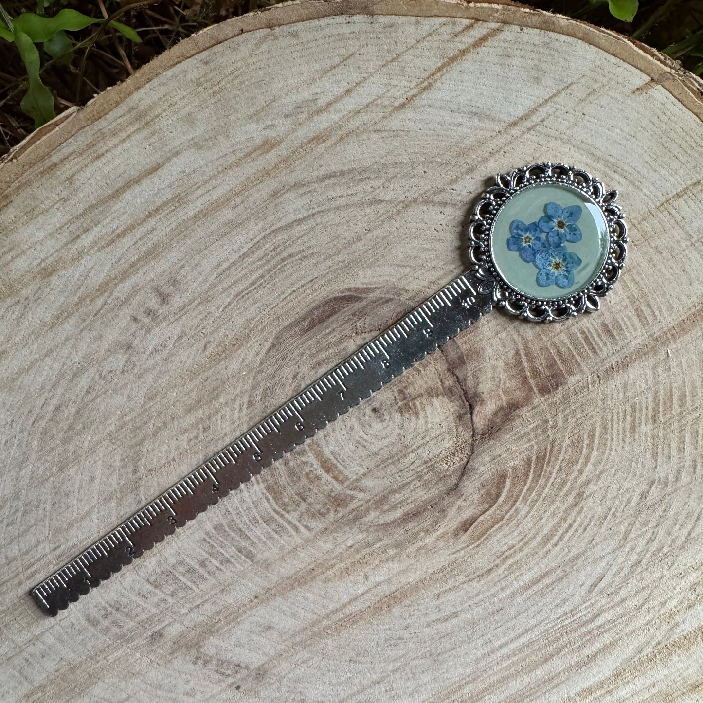 Forget-Me-Not Botanical Bookmark | Real Pressed Flower Gift