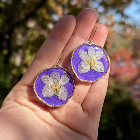 Violet Earrings