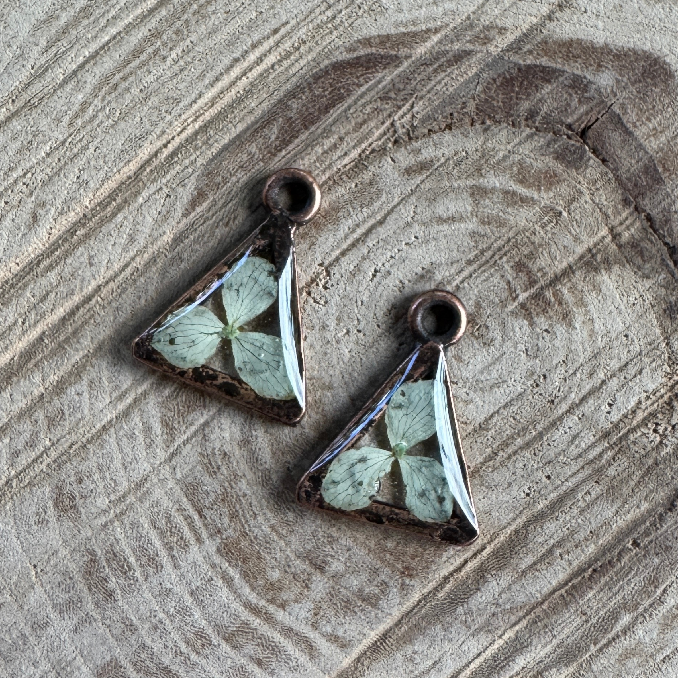 Hydrangea Earrings | Gold-Filled, Sterling Silver & Copper | Made to Order