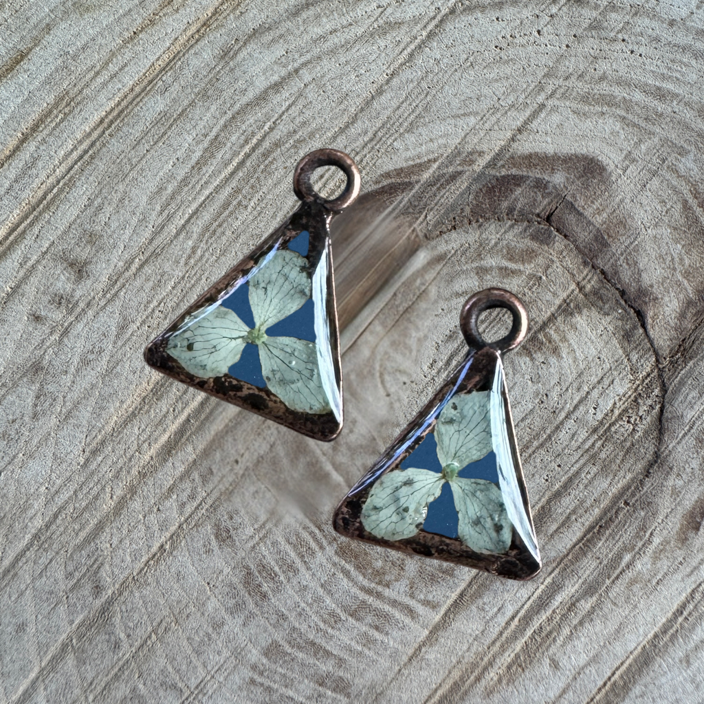 Hydrangea Earrings | Gold-Filled, Sterling Silver & Copper | Made to Order