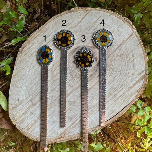 Black Eyed Susan Bookmark | Real Wildflower Resin Bookmark