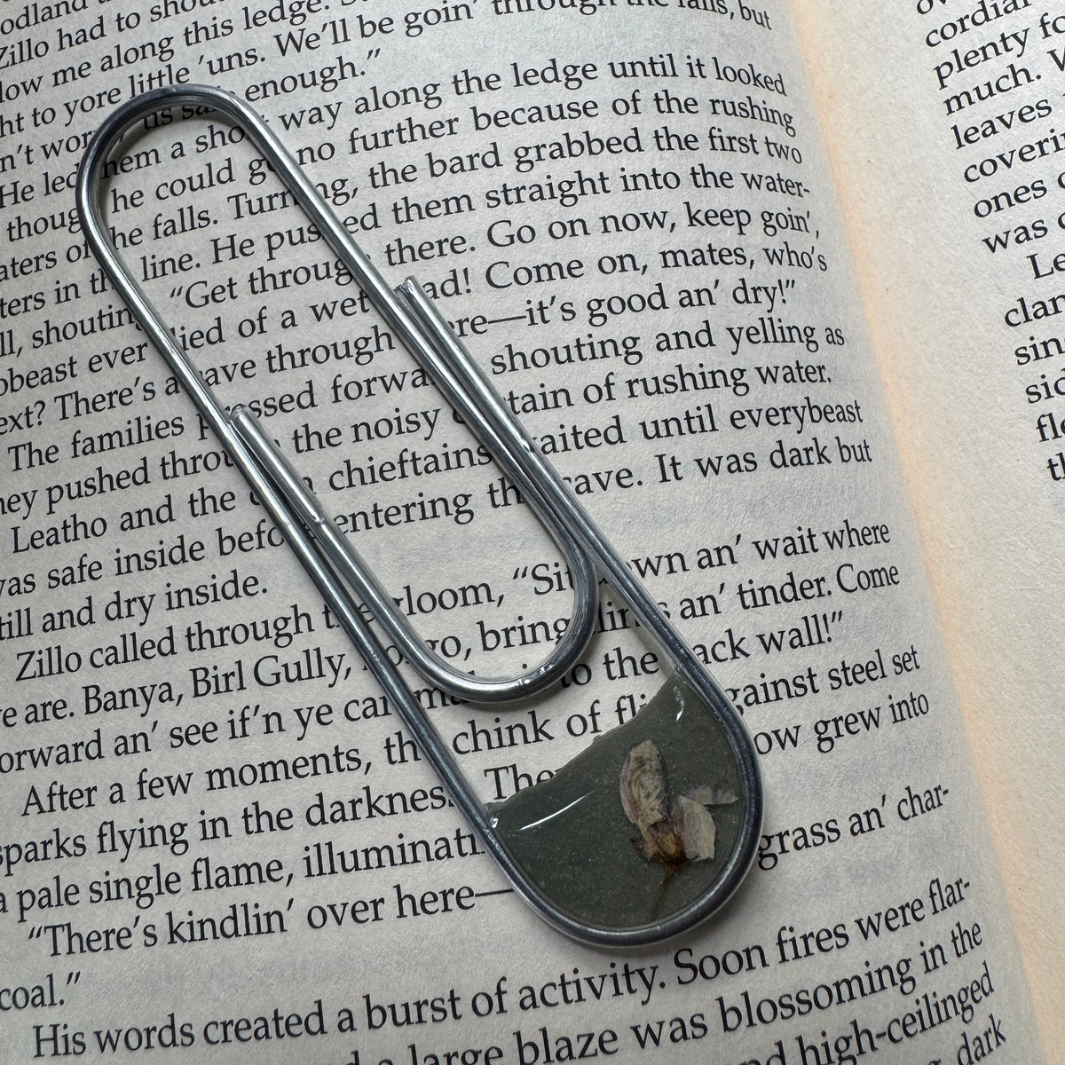 Eastern Redbud Paper Clip Bookmark | Nature-Inspired Metal Page Holder | Ready to Ship