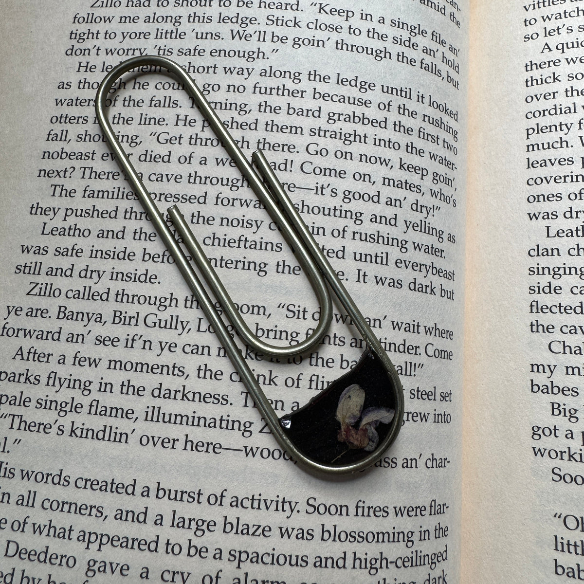 Eastern Redbud Paper Clip Bookmark | Nature-Inspired Metal Page Holder | Ready to Ship