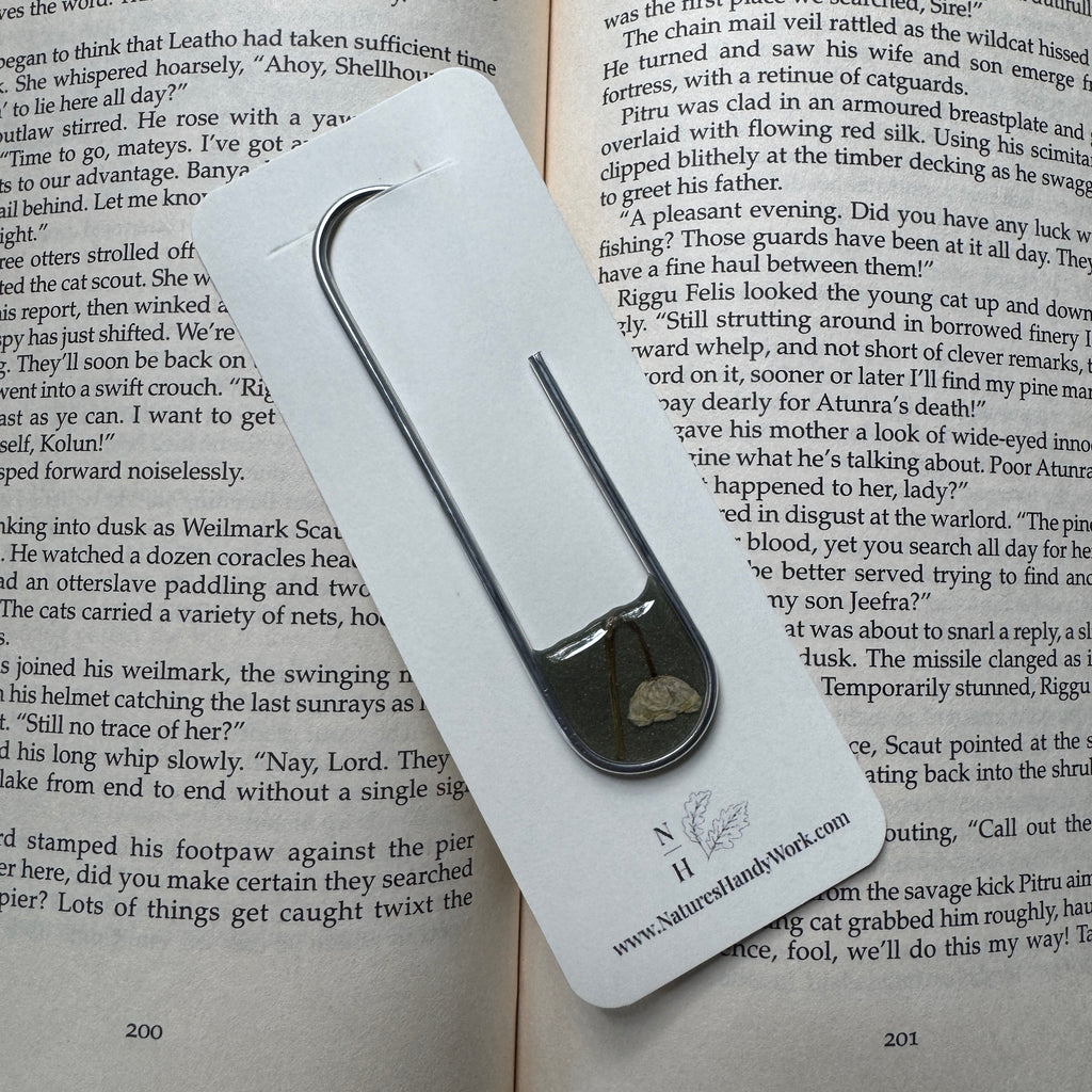 Lily of the Valley Paper Clip Bookmark | Nature-Inspired Metal Page Holder | Ready to Ship
