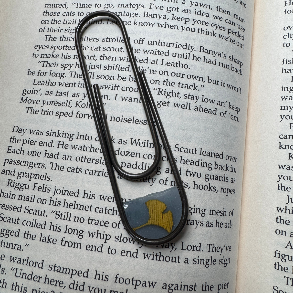Ginkgo Leaf Paper Clip Bookmark | Nature-Inspired Metal Page Holder | Ready to Ship