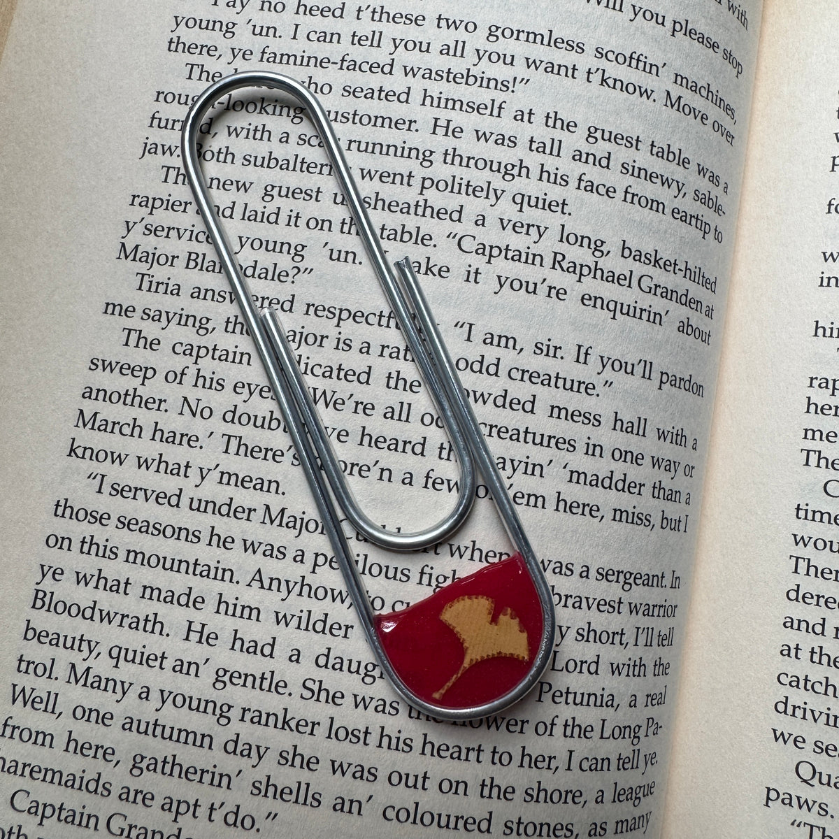 Ginkgo Leaf Paper Clip Bookmark | Nature-Inspired Metal Page Holder | Ready to Ship
