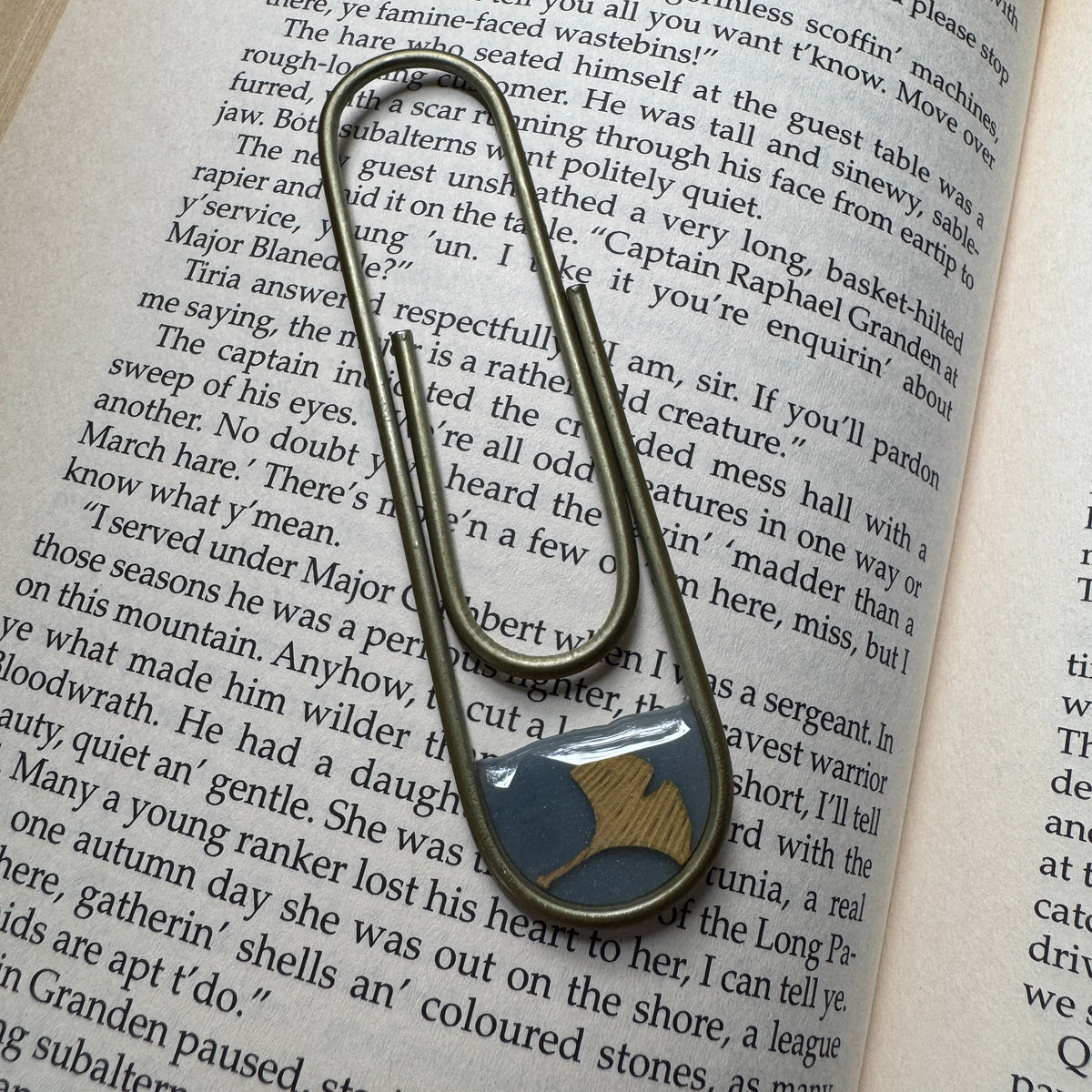 Ginkgo Leaf Paper Clip Bookmark | Nature-Inspired Metal Page Holder | Ready to Ship