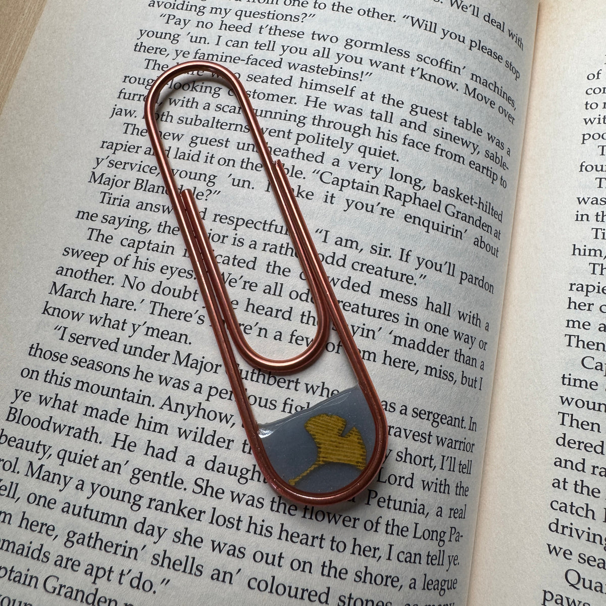 Ginkgo Leaf Paper Clip Bookmark | Nature-Inspired Metal Page Holder | Ready to Ship