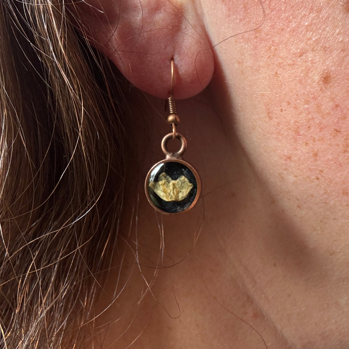 Lily of the Valley Earrings | Real Pressed Flower Resin Jewelry