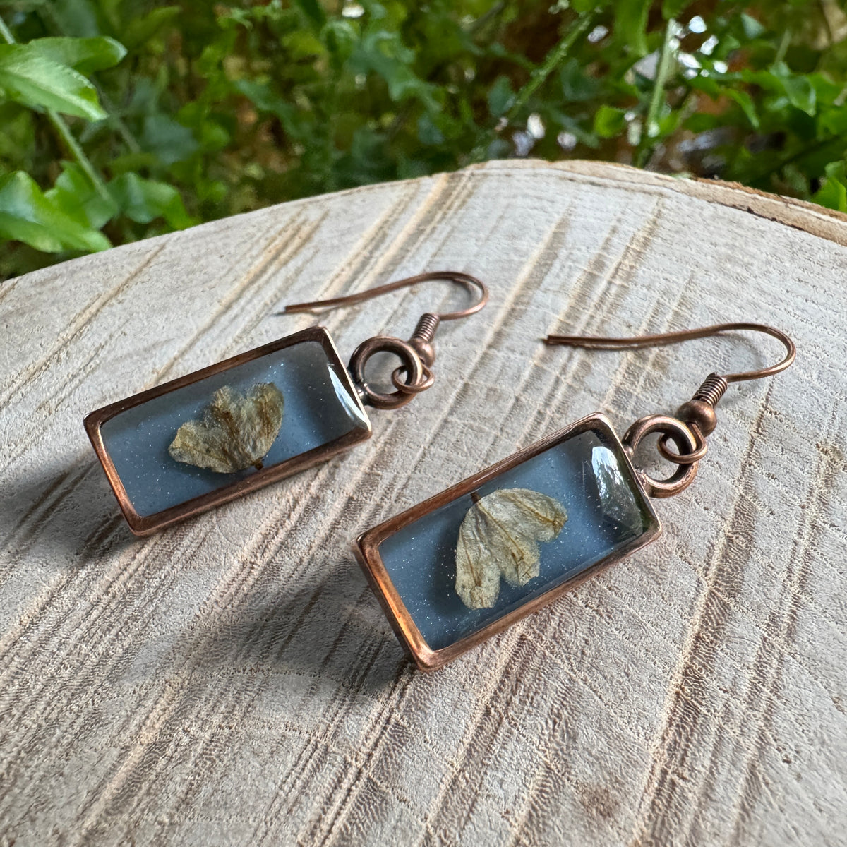 Lily of the Valley Earrings | Real Pressed Flower Resin Jewelry