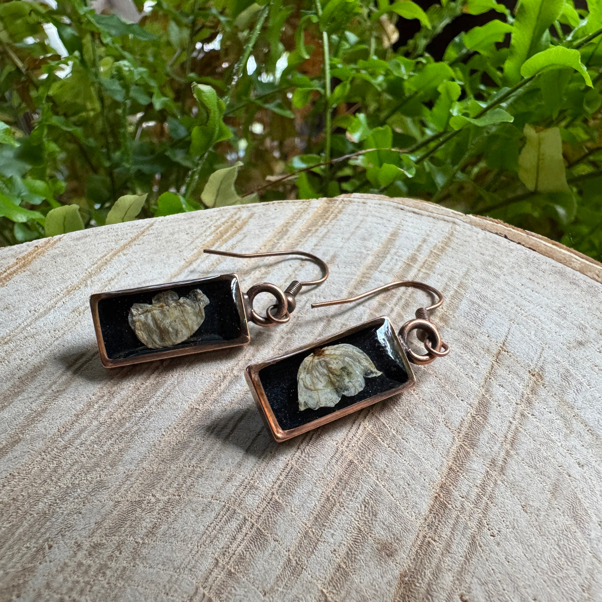 Lily of the Valley Earrings | Real Pressed Flower Resin Jewelry
