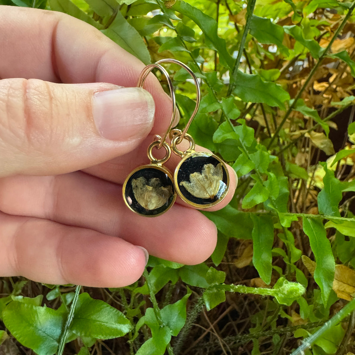 Lily of the Valley Earrings | Real Pressed Flower Resin Jewelry