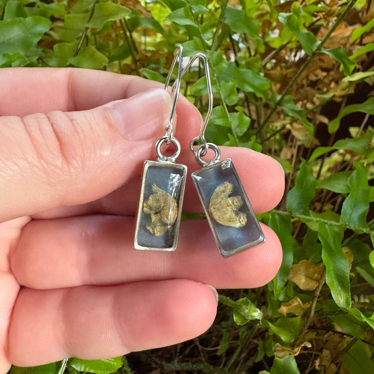 Lily of the Valley Earrings | Real Pressed Flower Resin Jewelry