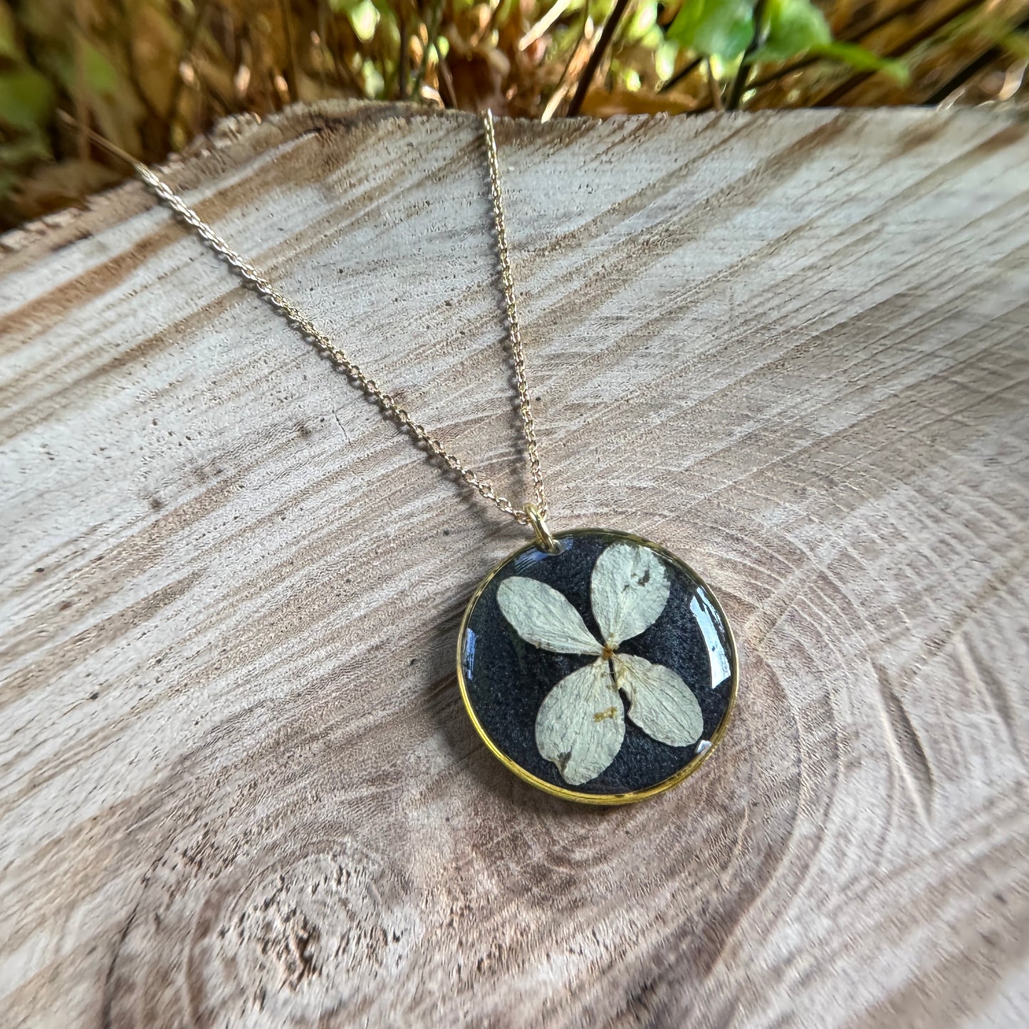 Hydrangea Necklace