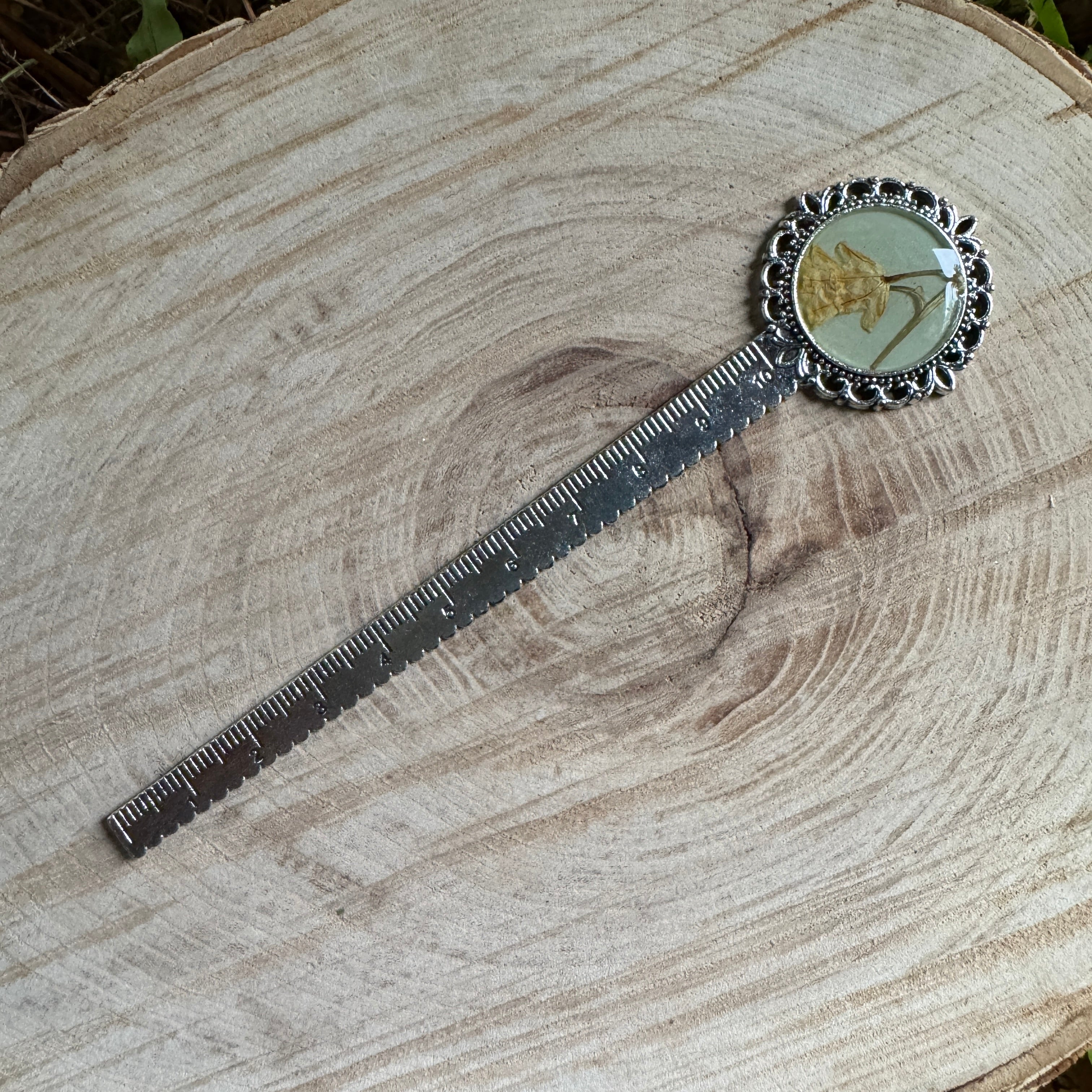 Lily of the Valley Bookmark | Resin & Floral Page Marker