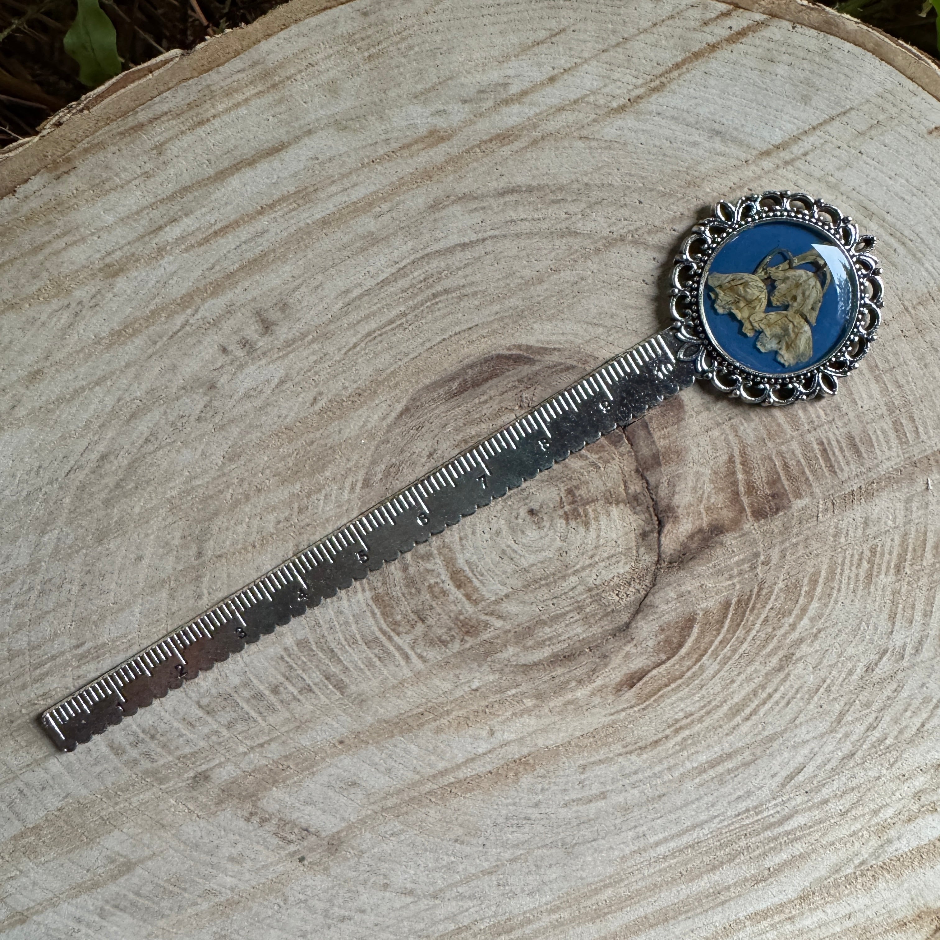 Lily of the Valley Bookmark | Resin & Floral Page Marker