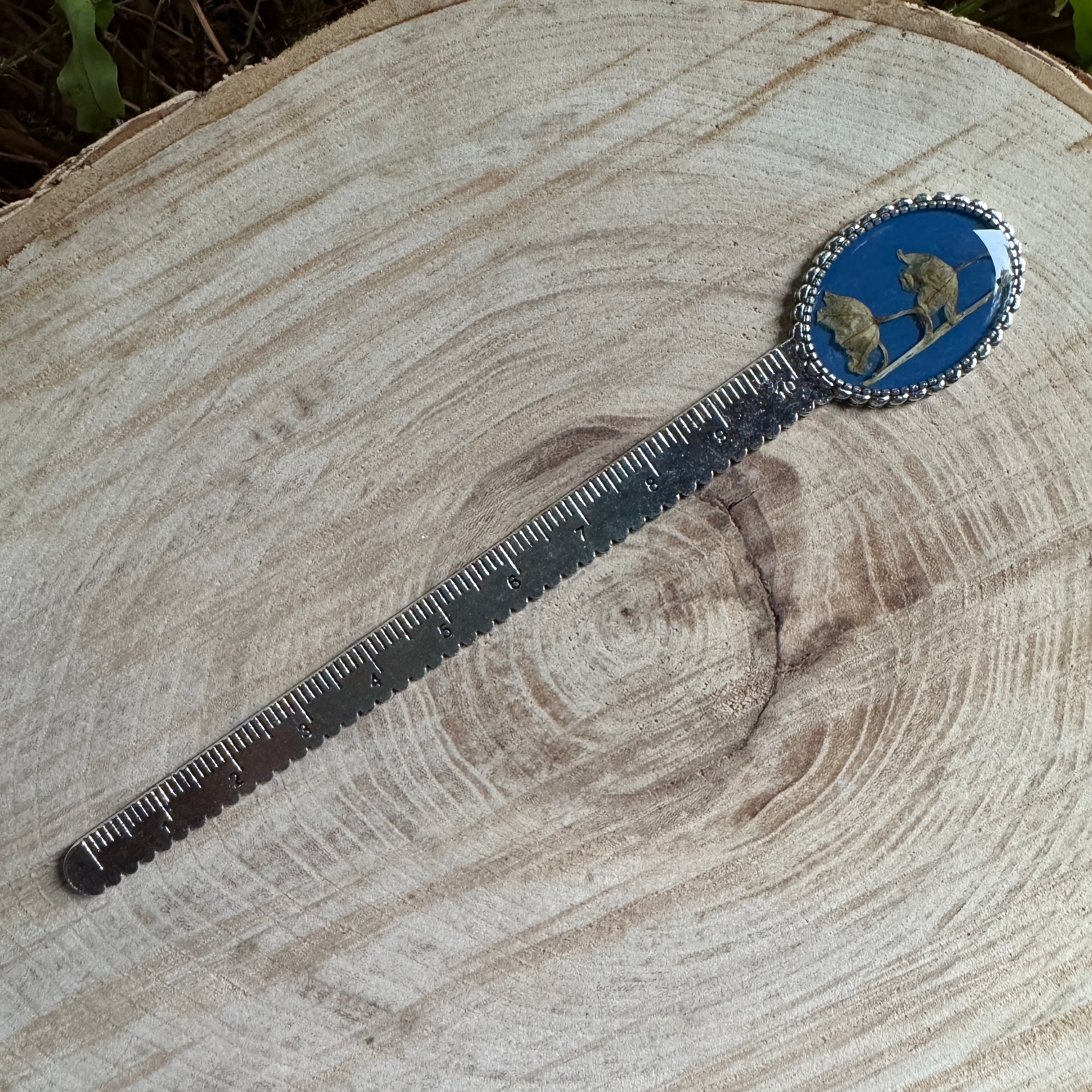 Lily of the Valley Bookmark | Resin & Floral Page Marker