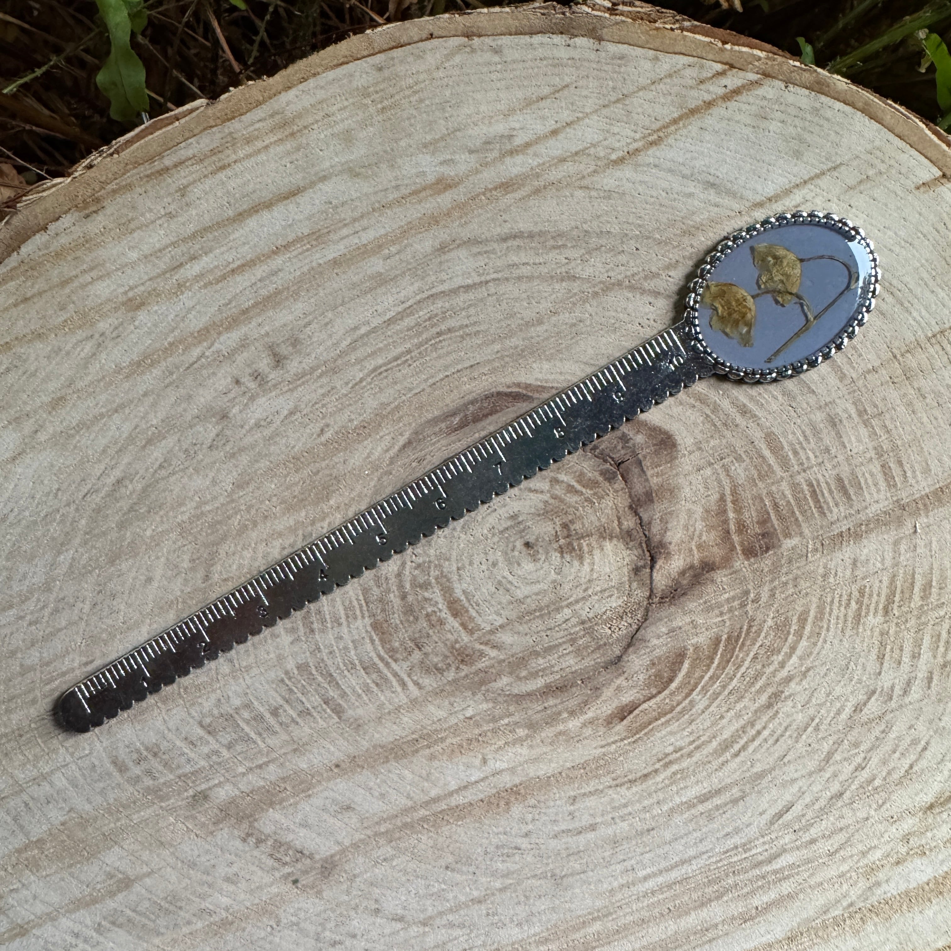 Lily of the Valley Bookmark | Resin & Floral Page Marker