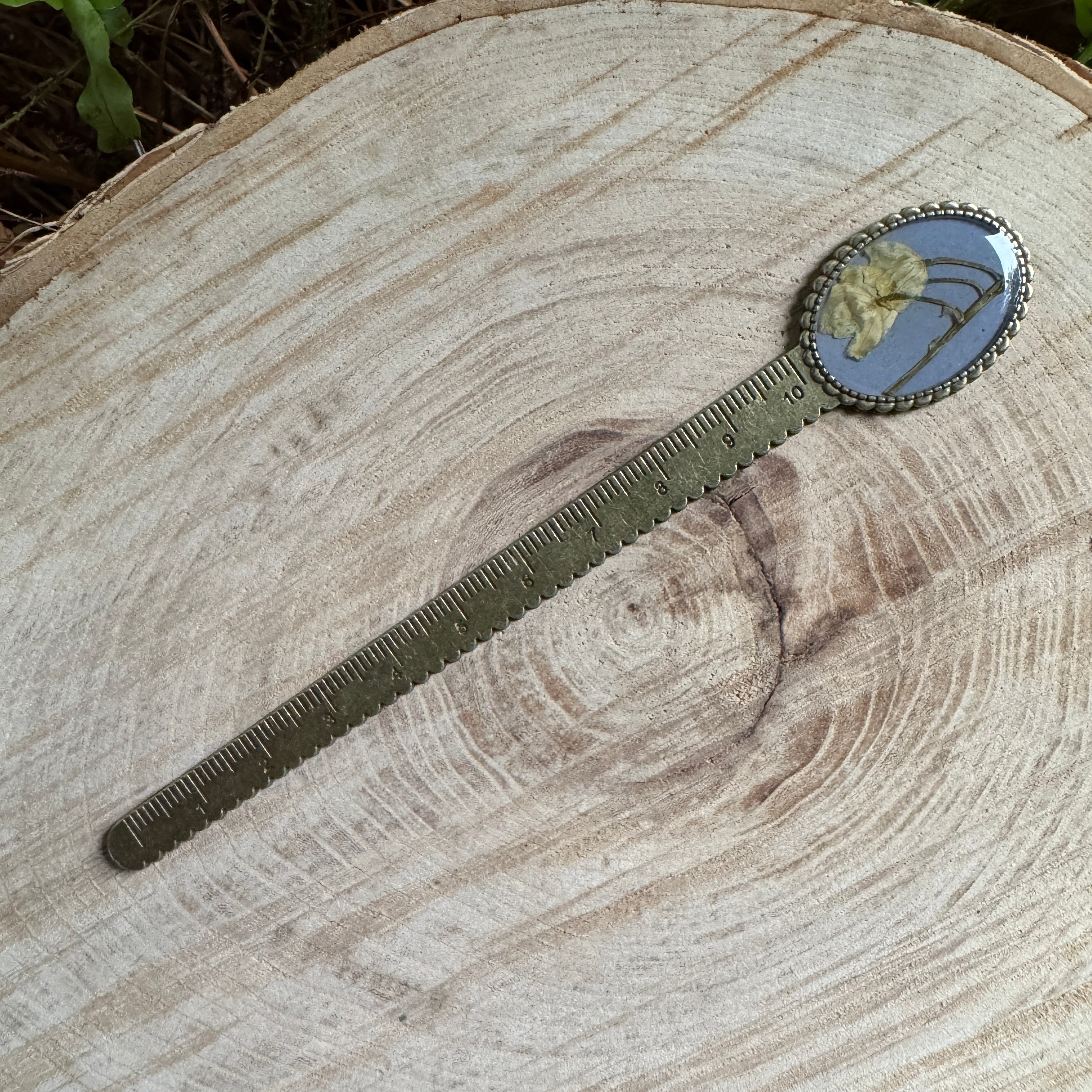 Lily of the Valley Bookmark | Resin & Floral Page Marker