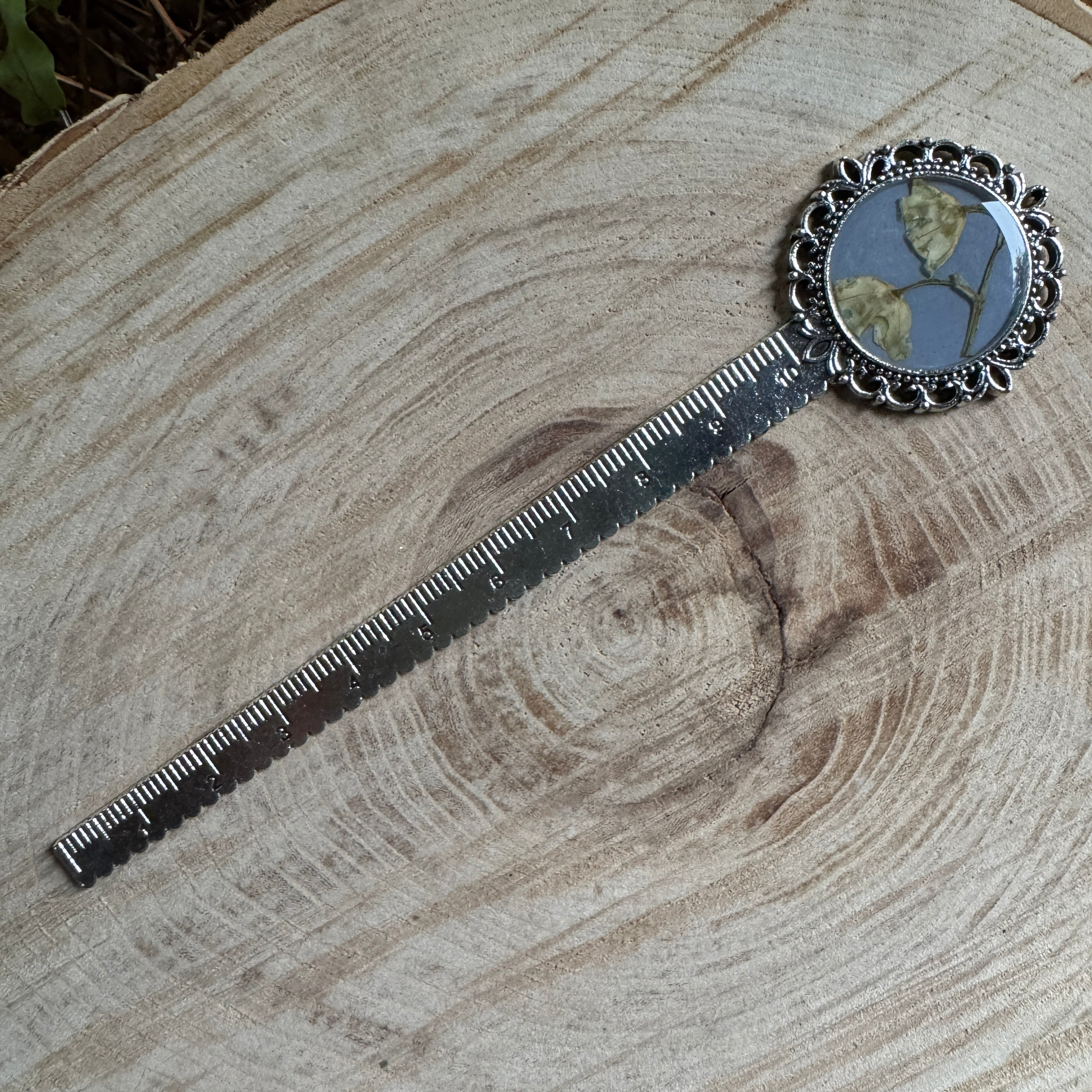 Lily of the Valley Bookmark | Resin & Floral Page Marker