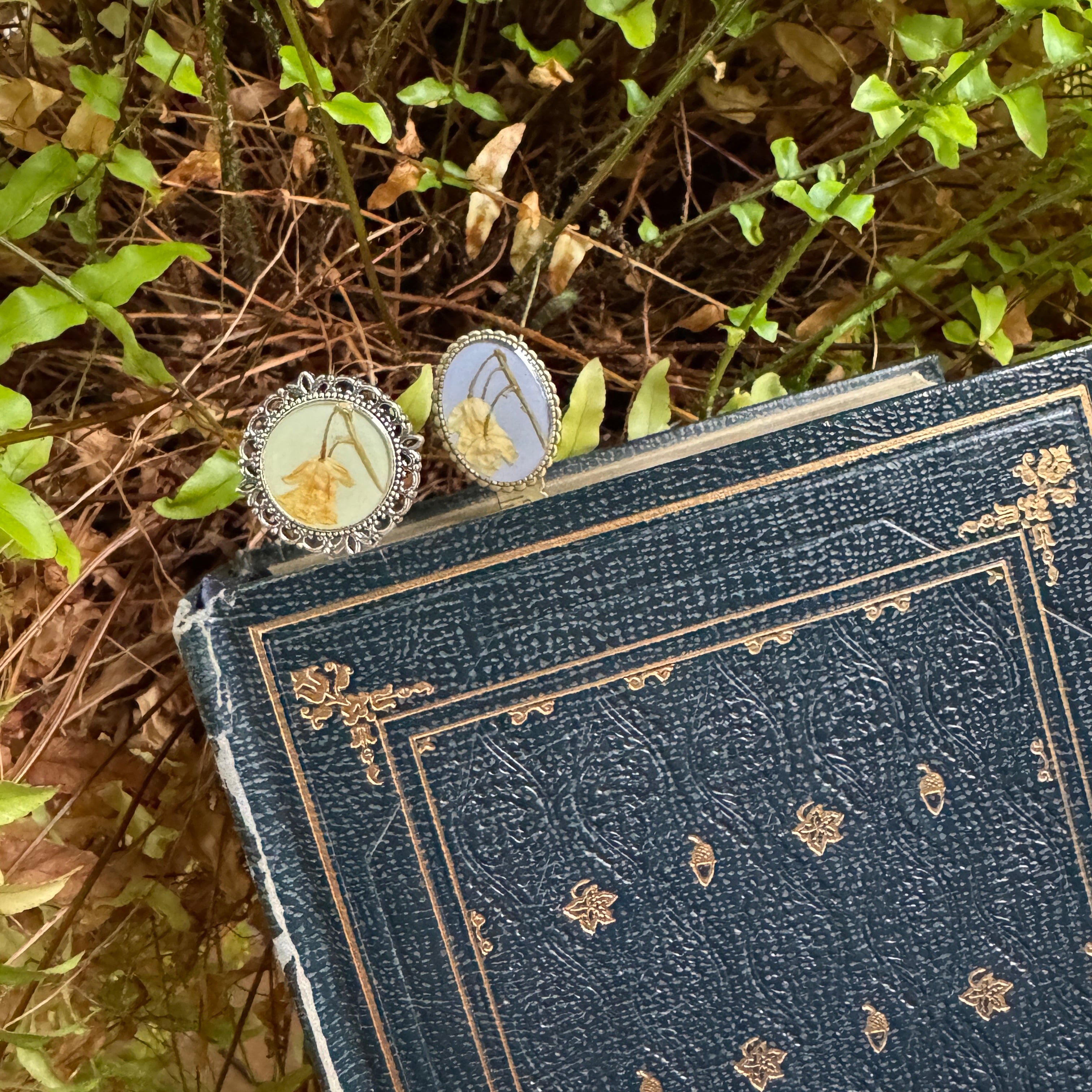 Lily of the Valley Bookmark | Resin & Floral Page Marker