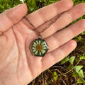 Daisy Necklace – Real Pressed Flower Resin Necklace | Made to Order