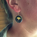 Ginkgo Leaf Resin Earrings | Botanical Jewelry Inspired by Nature