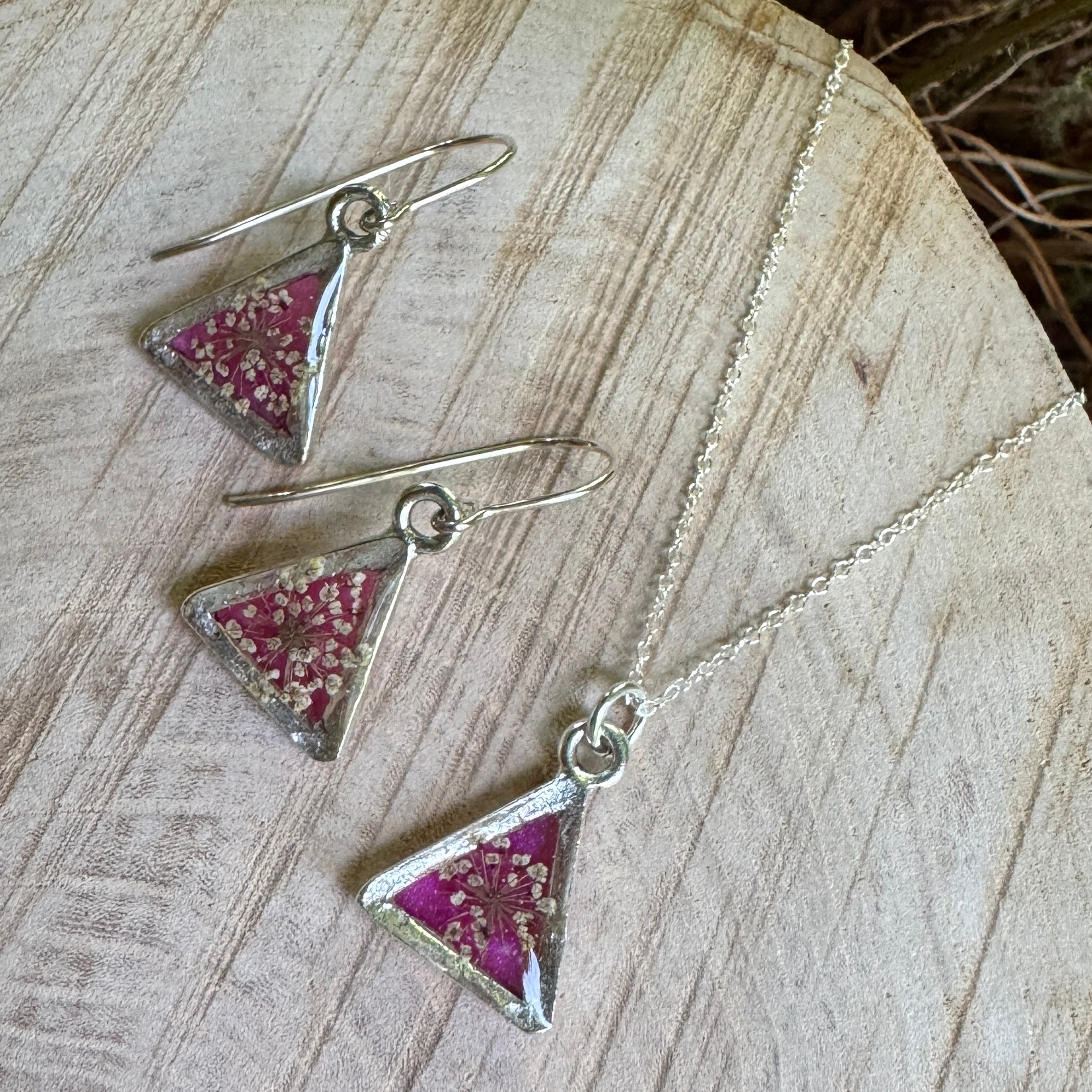 Old Capitol Collection | Queen Anne’s Lace Earrings & Necklace Sets