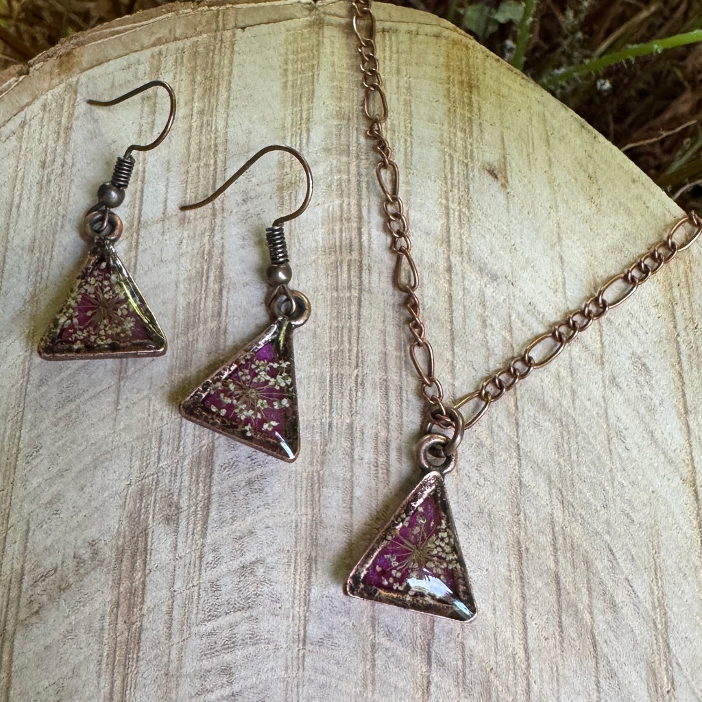 Old Capitol Collection | Queen Anne’s Lace Earrings & Necklace Sets