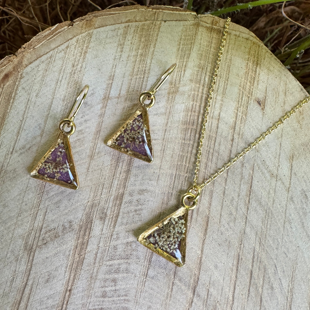 Old Capitol Collection | Queen Anne’s Lace Earrings & Necklace Sets
