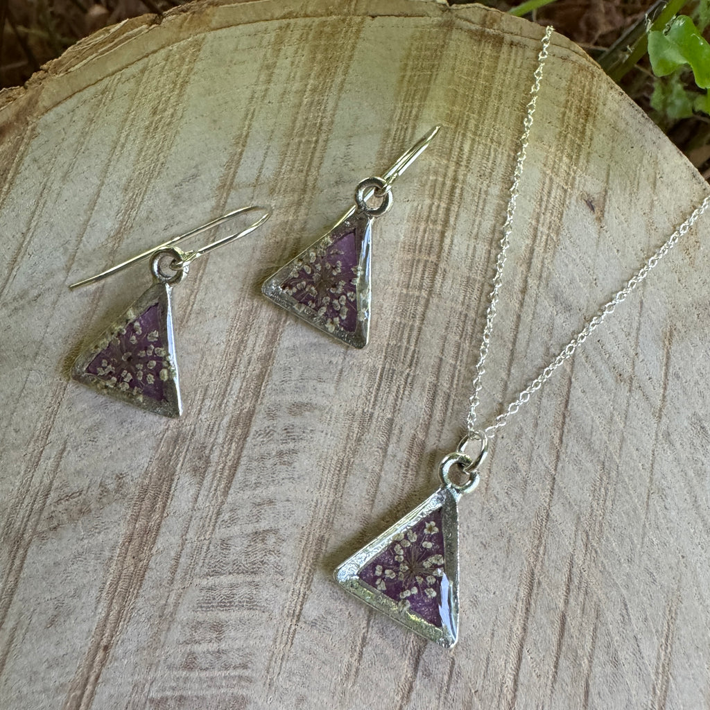 Old Capitol Collection | Queen Anne’s Lace Earrings & Necklace Sets