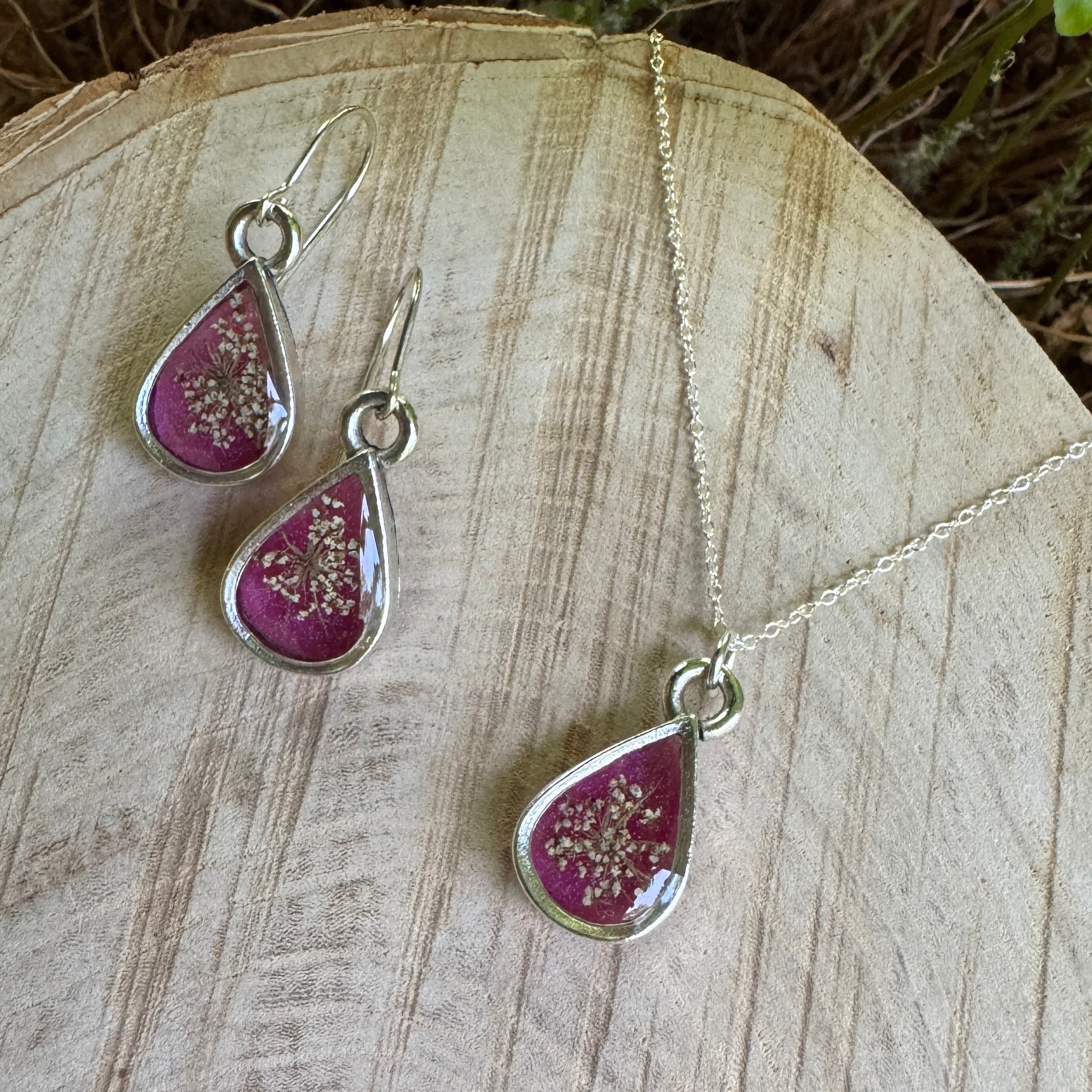 Old Capitol Collection | Queen Anne’s Lace Earrings & Necklace Sets