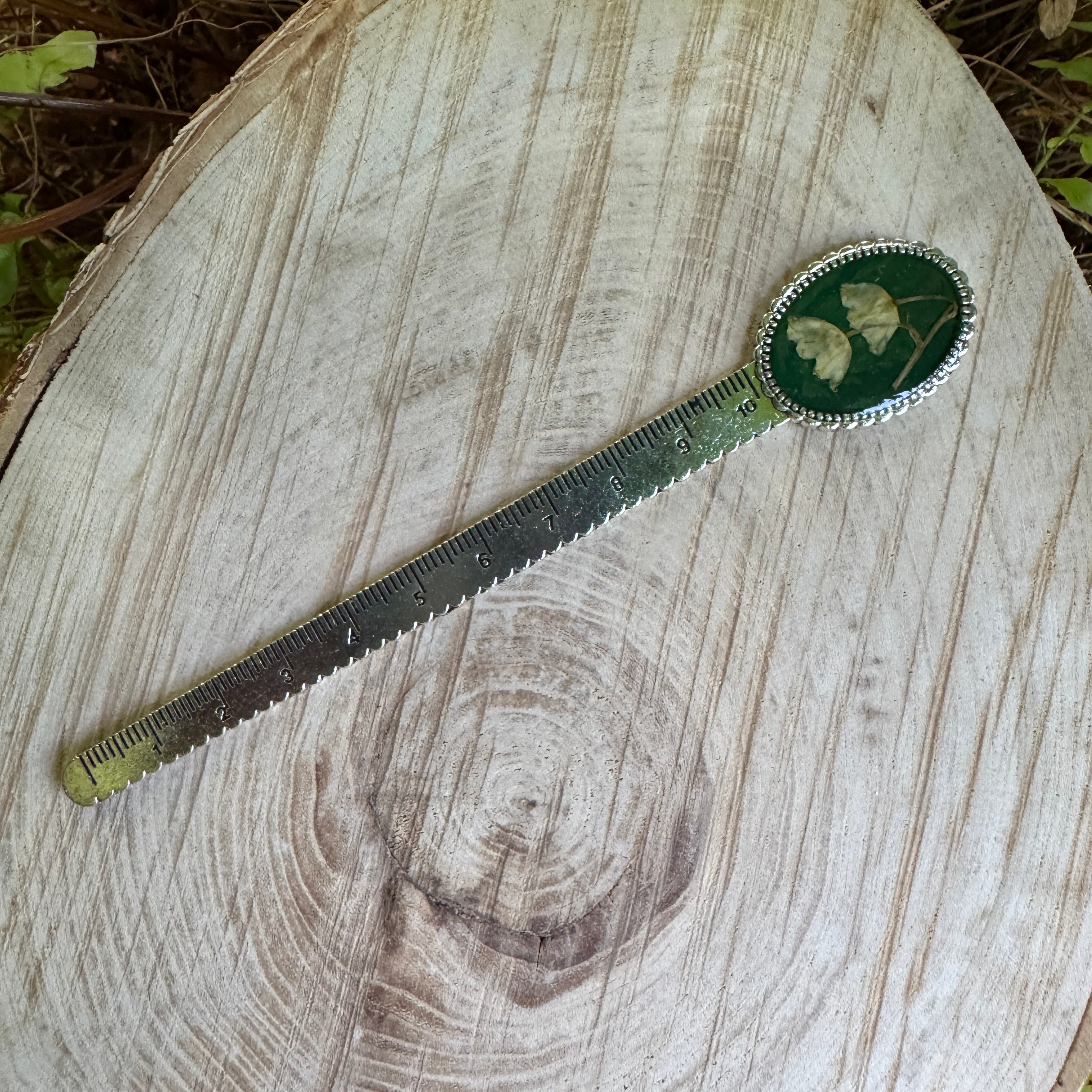 Lily of the Valley Bookmark | Resin & Floral Page Marker | Ready to Ship