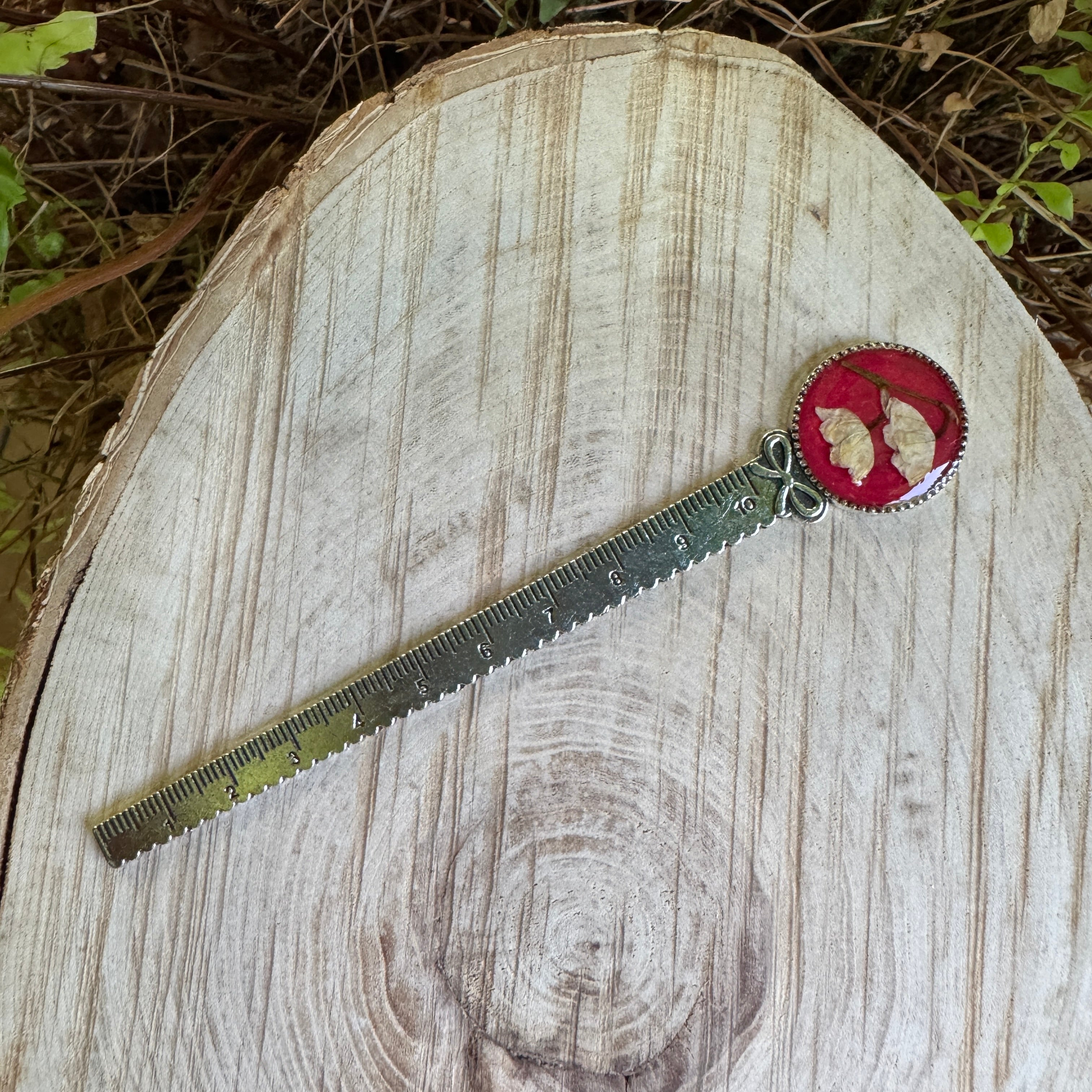 Lily of the Valley Bookmark | Resin & Floral Page Marker | Ready to Ship