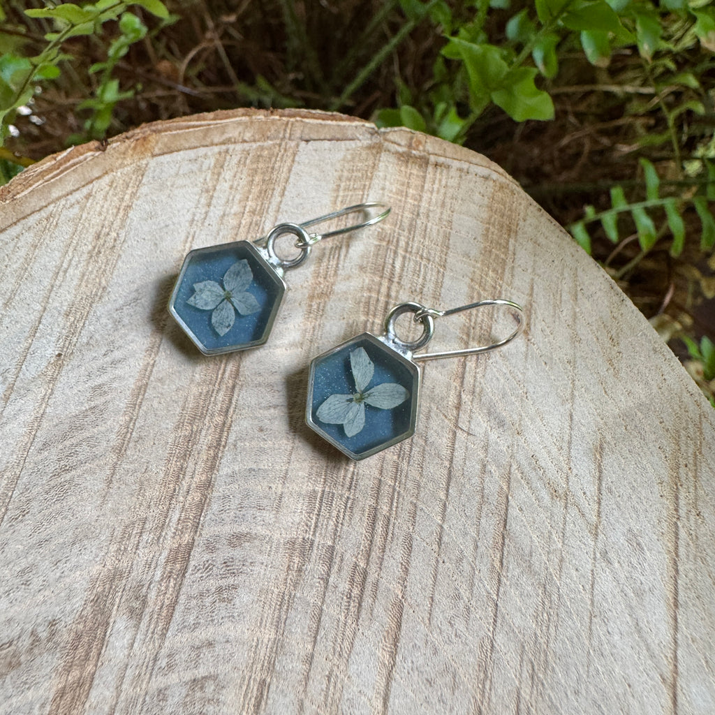 Hydrangea Earrings | Gold-Filled, Sterling Silver & Copper | Made to Order