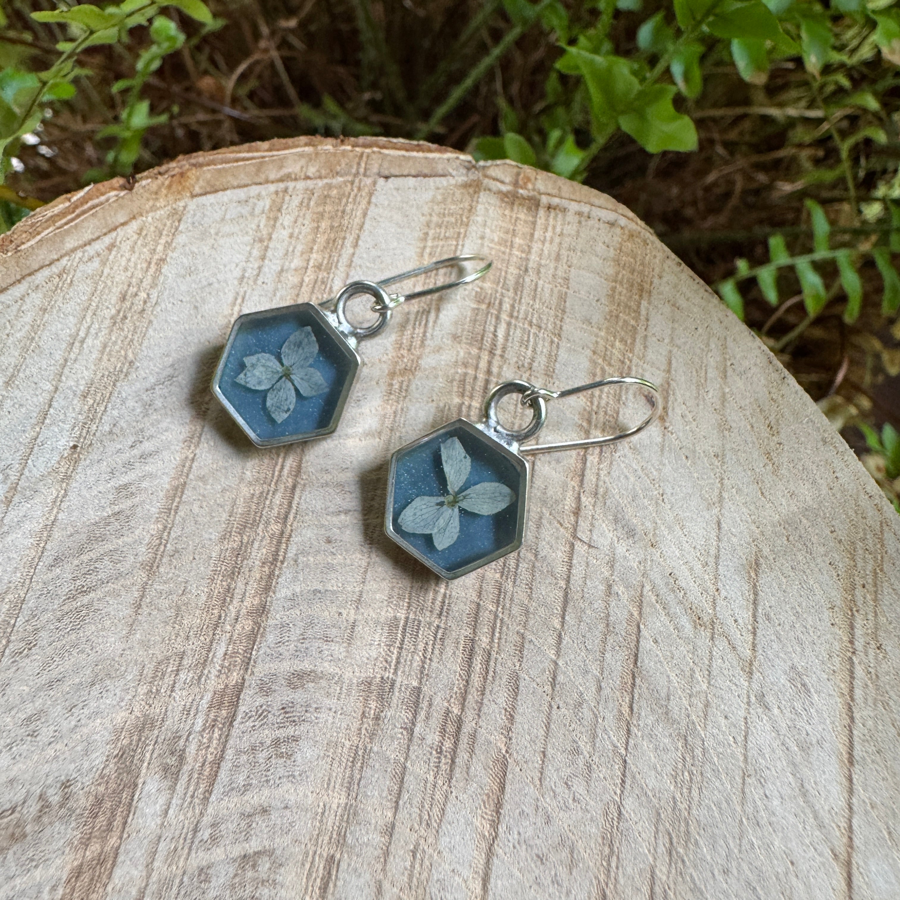 Hydrangea Earrings | Gold-Filled, Sterling Silver & Copper | Made to Order