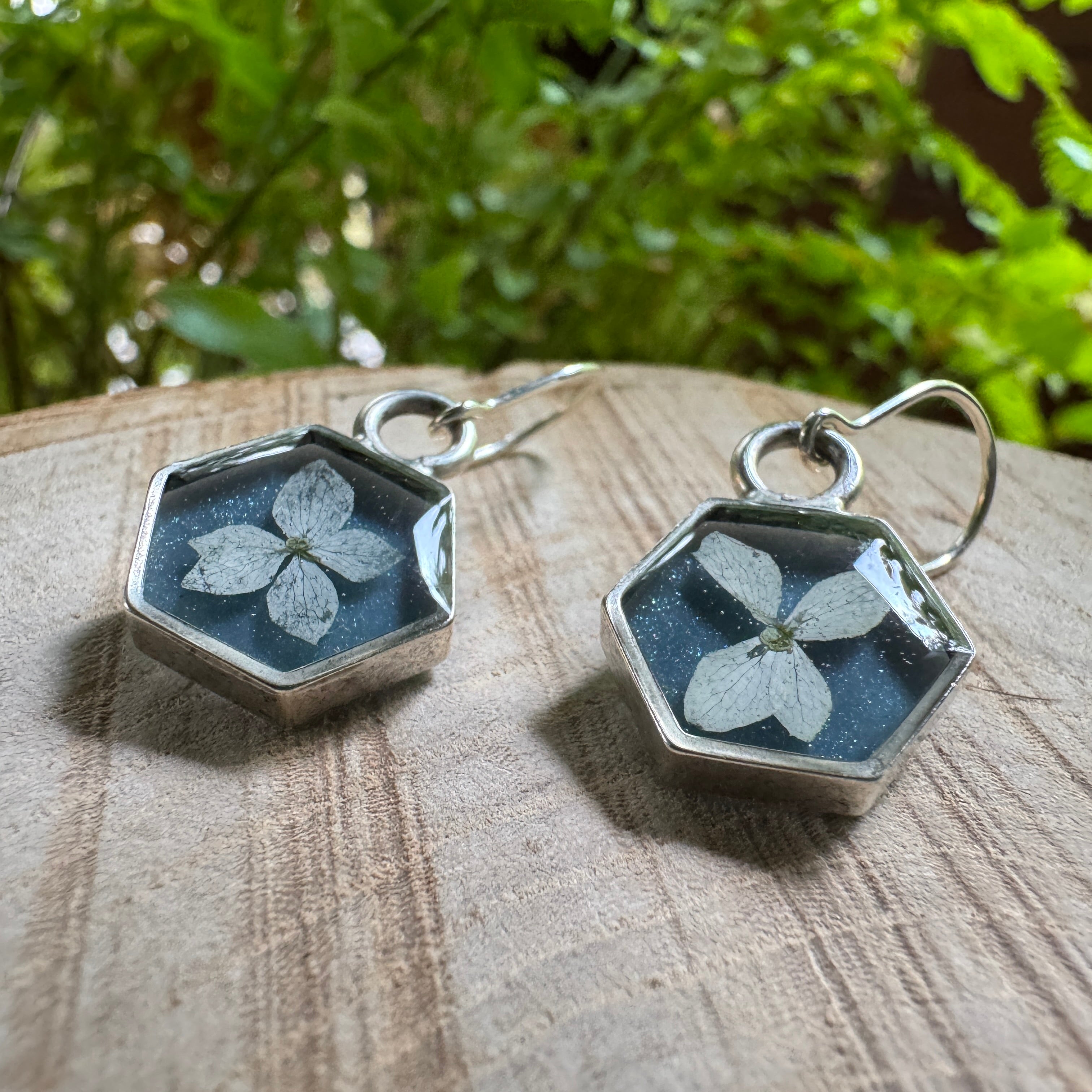 Hydrangea Earrings | Gold-Filled, Sterling Silver & Copper | Made to Order
