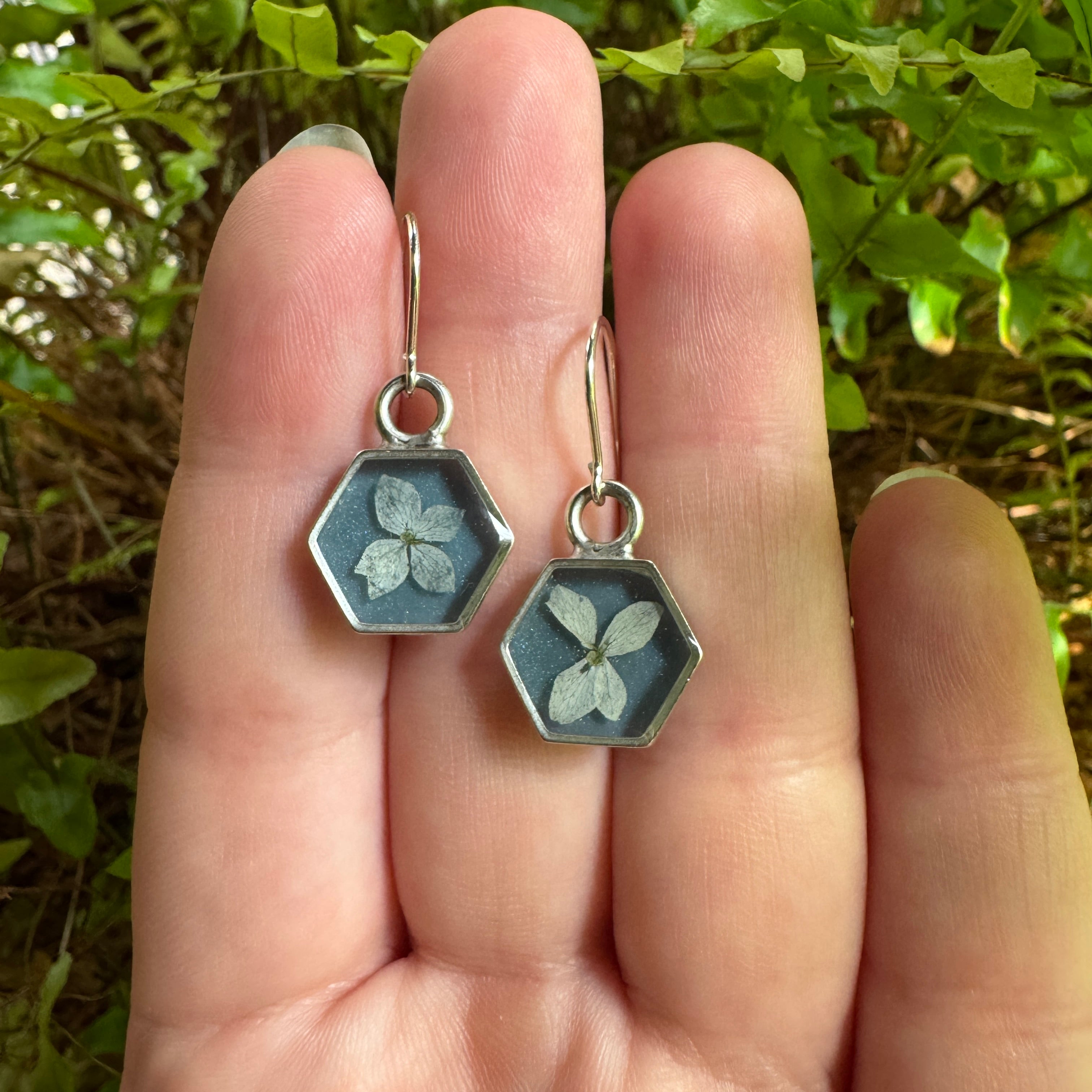 Hydrangea Earrings | Gold-Filled, Sterling Silver & Copper | Made to Order