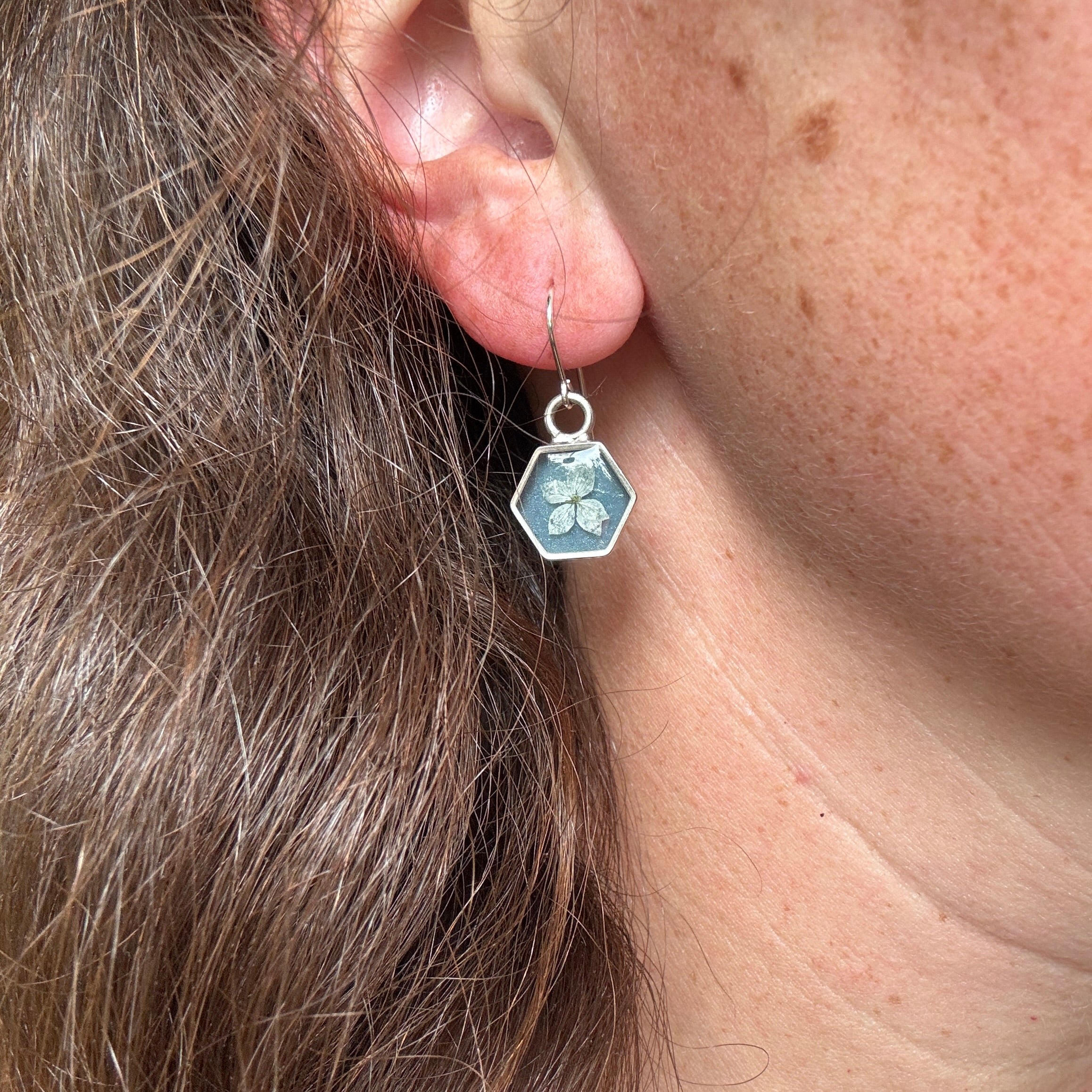 Hydrangea Earrings | Gold-Filled, Sterling Silver & Copper | Made to Order