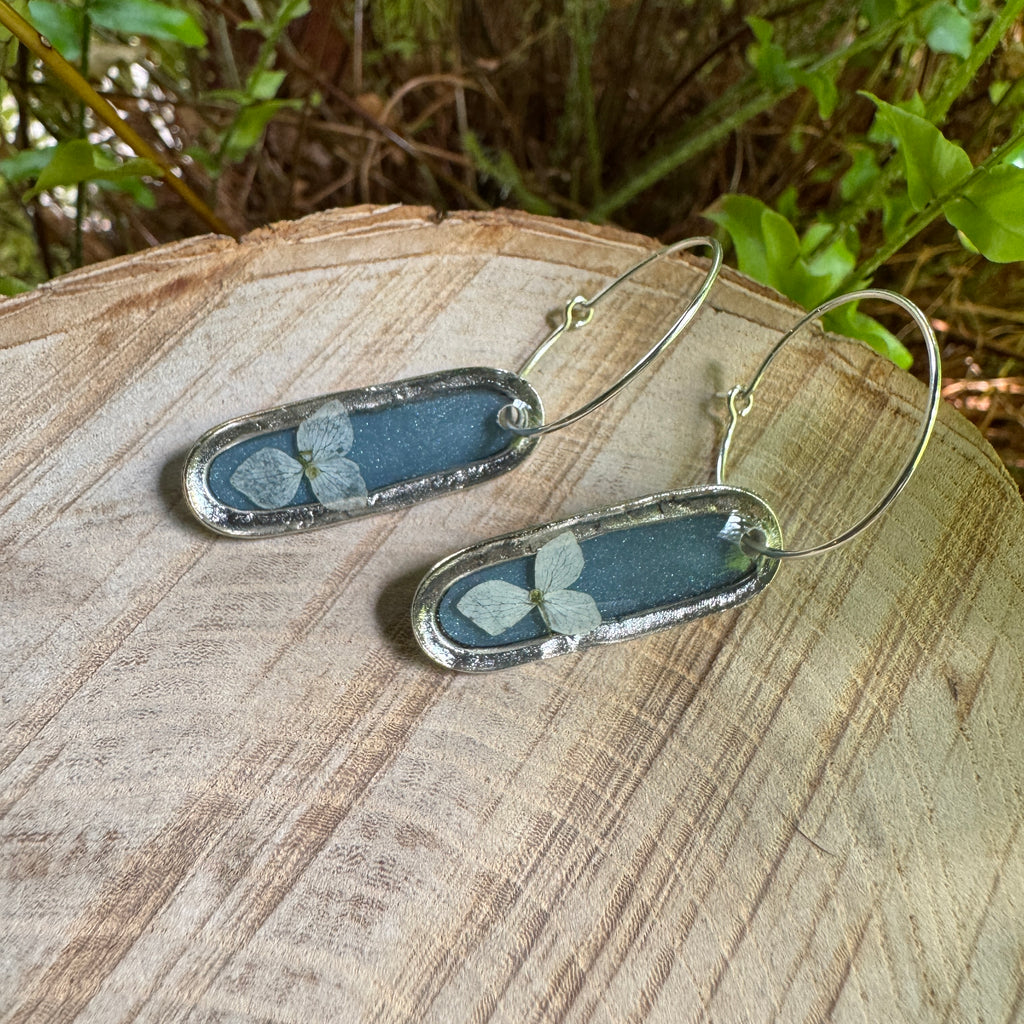 Hydrangea Earrings | Gold-Filled, Sterling Silver & Copper | Made to Order