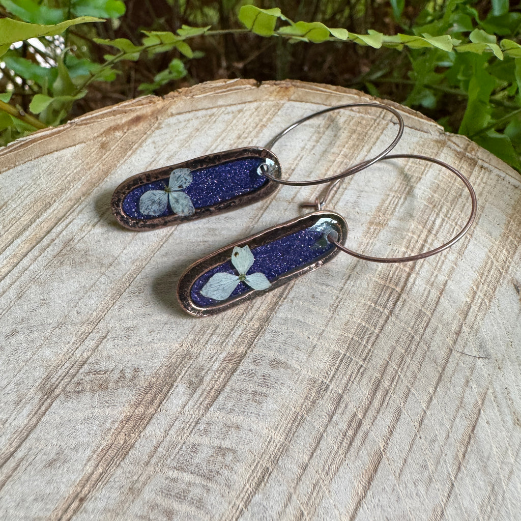 Hydrangea Earrings | Gold-Filled, Sterling Silver & Copper | Made to Order