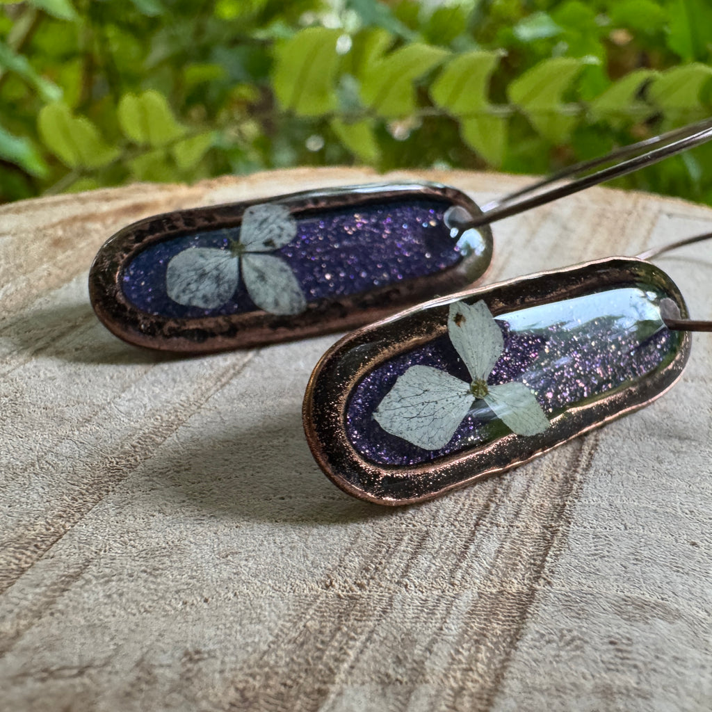 Hydrangea Earrings | Gold-Filled, Sterling Silver & Copper | Made to Order